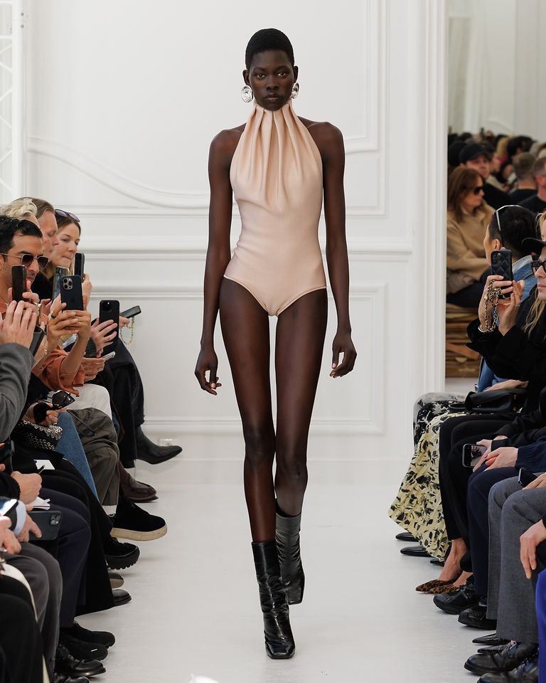 DORMEUIL×GIVENCHY英国製ウール スーツ×花柄シルクセットアップ