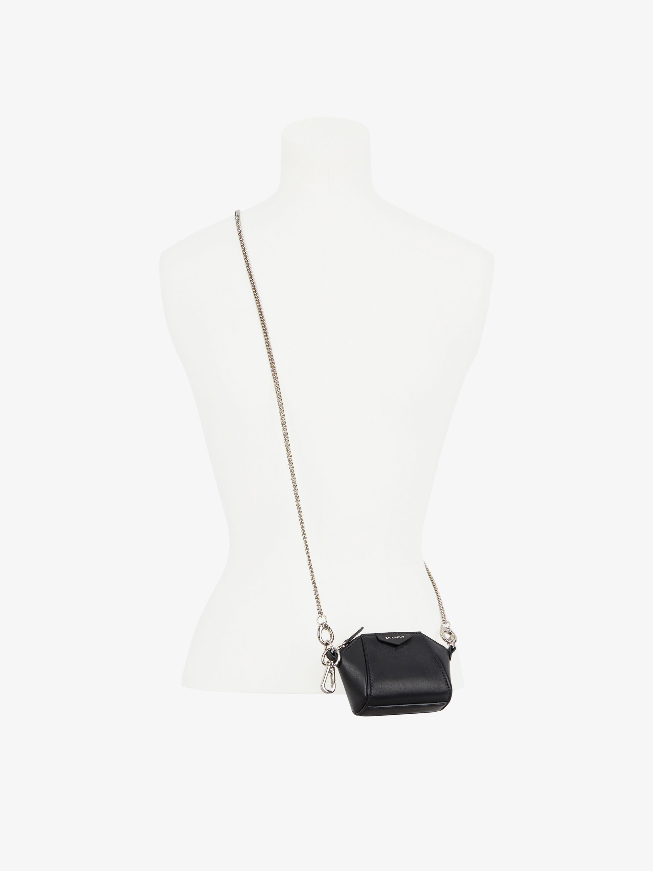 Givenchy baby antigona bag in leather with chain sales