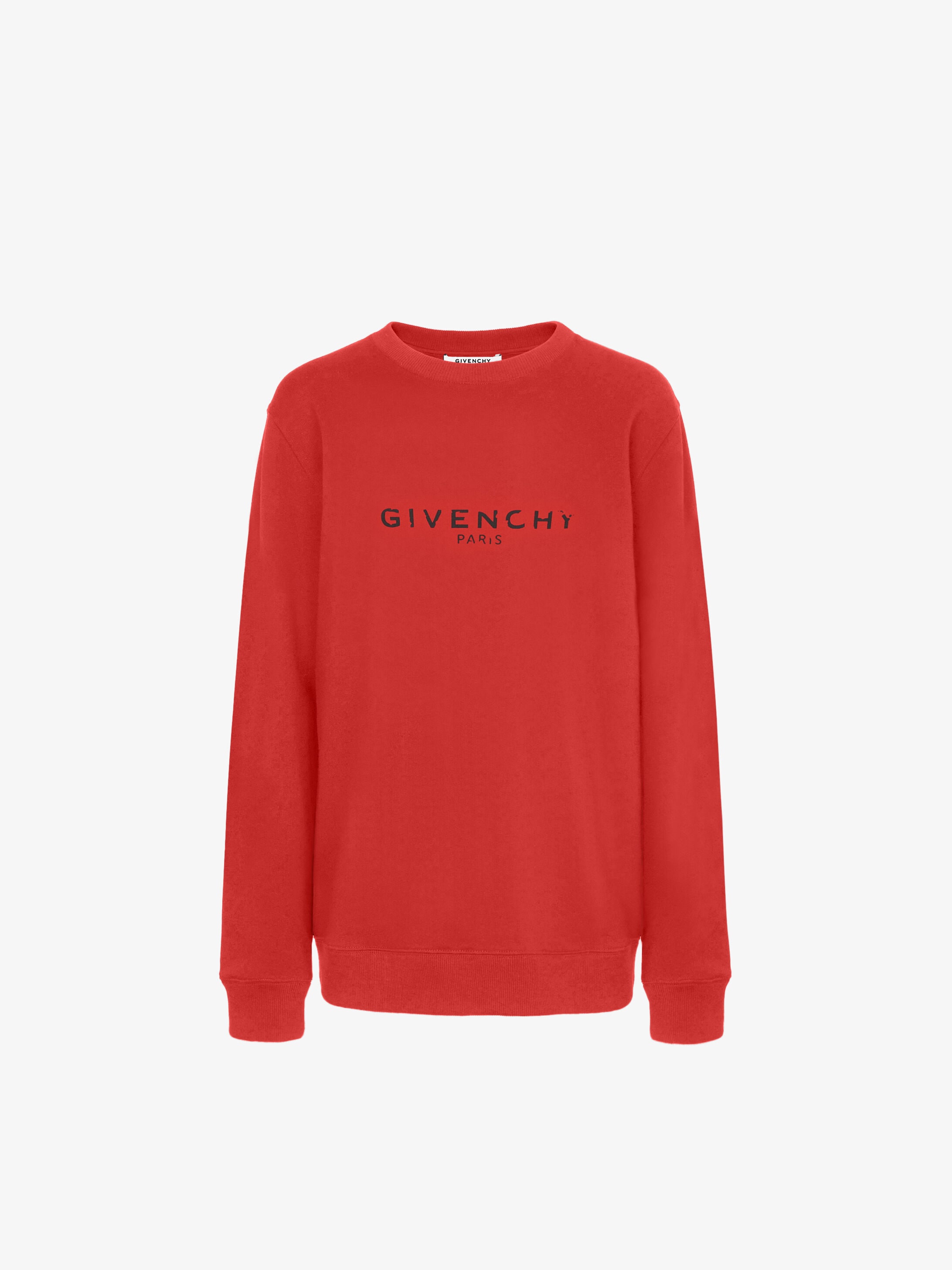 Givenchy Crewneck Red Top Sellers, 53% OFF | www.ingeniovirtual.com