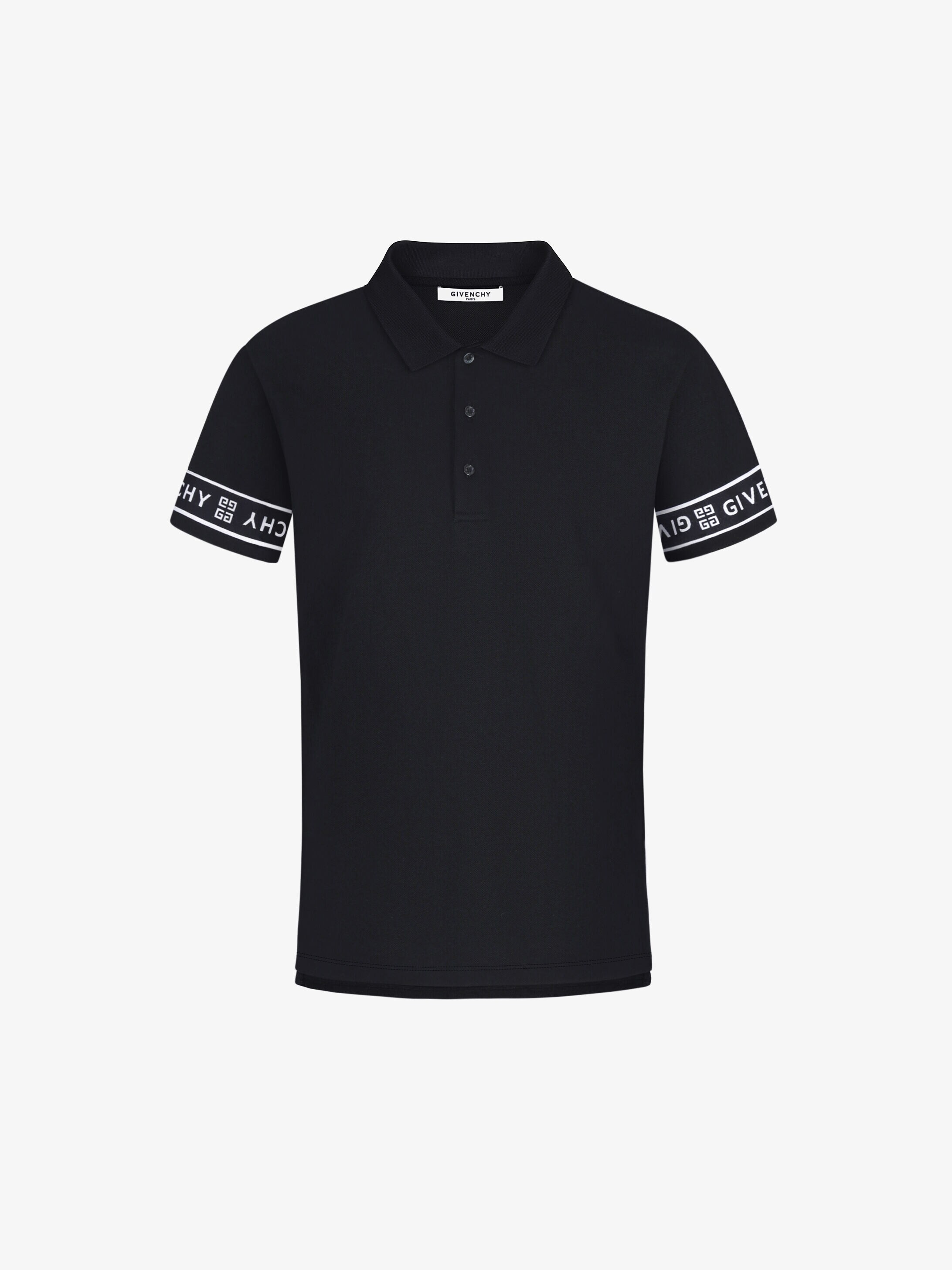 GIVENCHY 4G band slim fit polo 