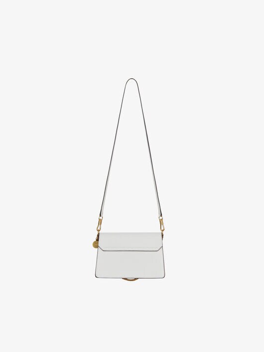 Small GV3 bag in grained leather and suede | GIVENCHY Paris