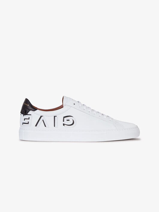 givenchy reverse sneakers in leather
