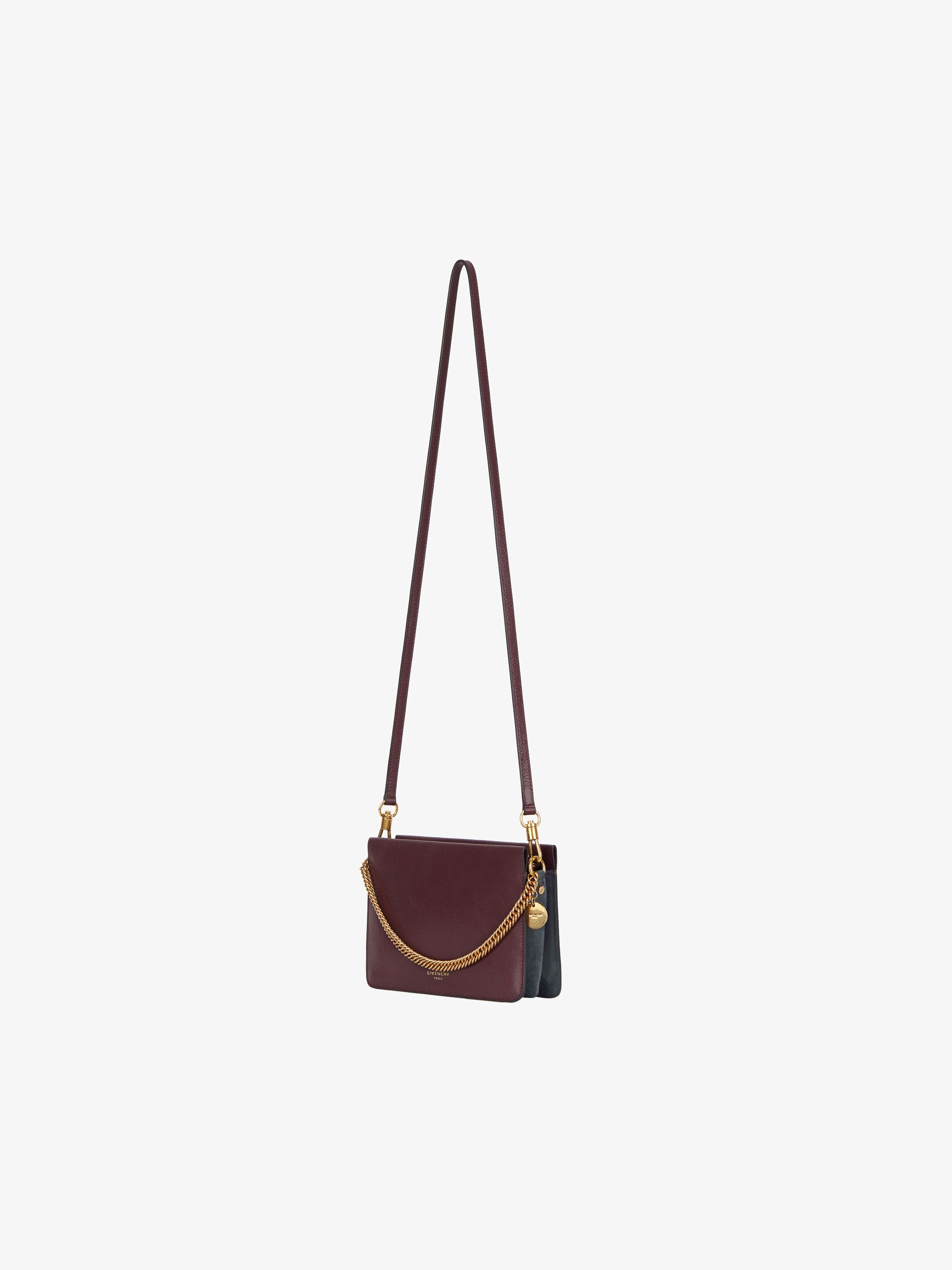 Two Toned Cross3 Bag In Leather And Suede Givenchy Paris