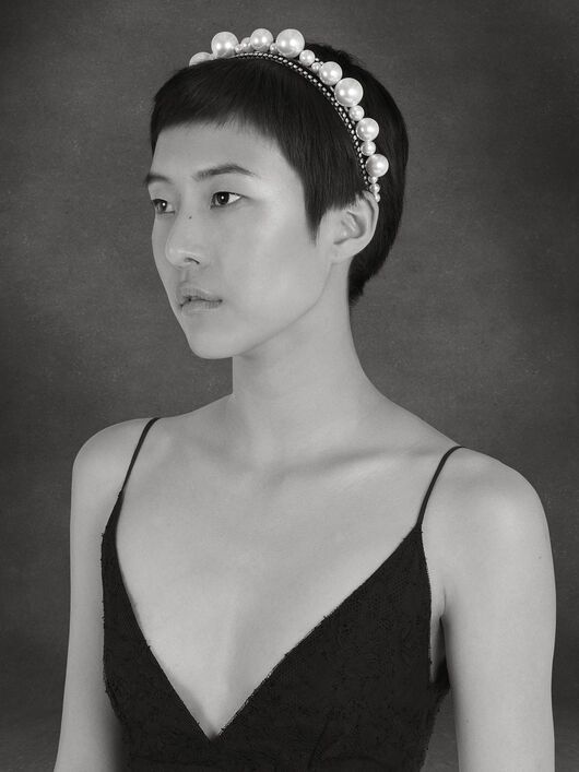 ariana pearl headband