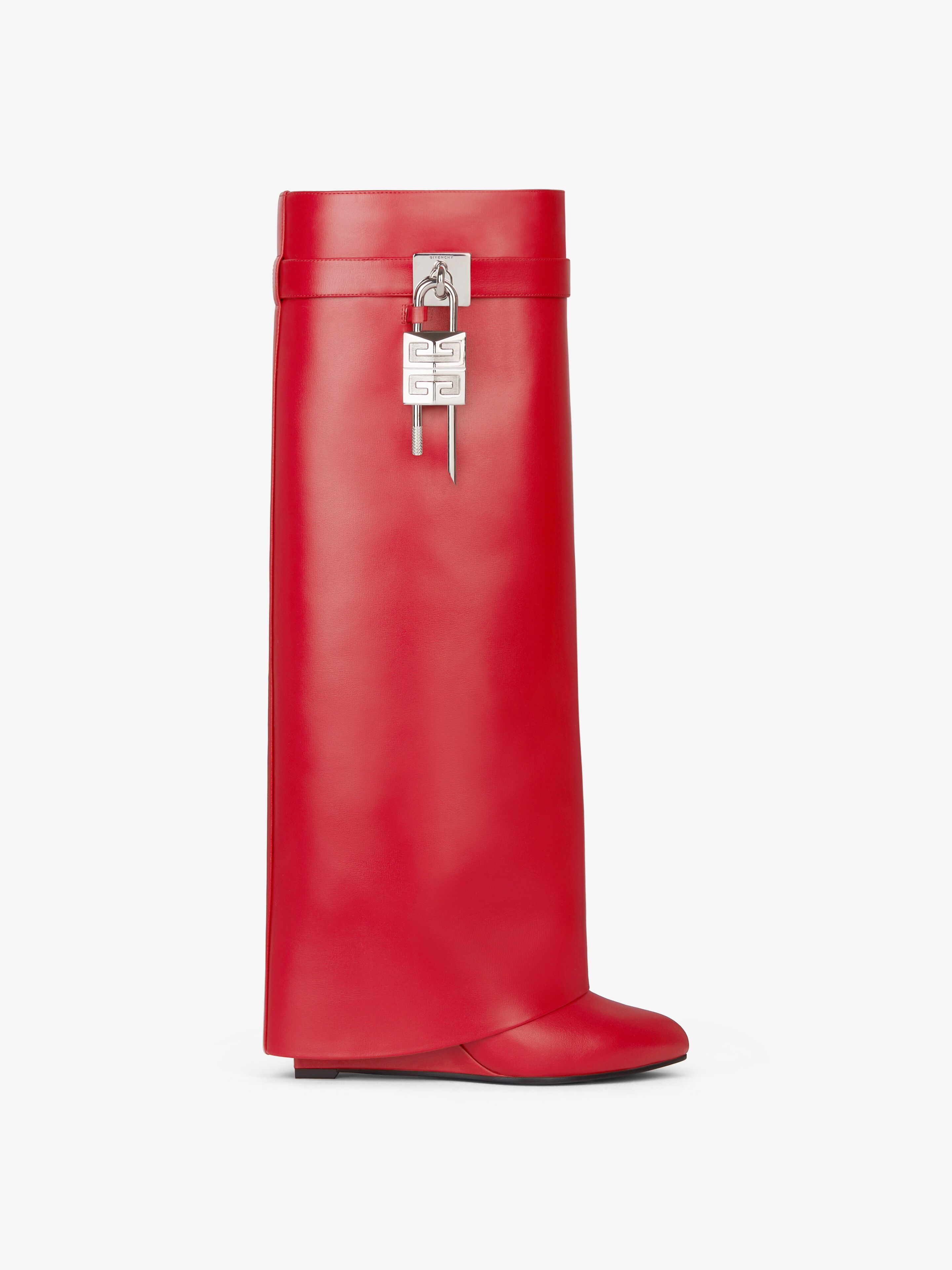 red givenchy shark boots