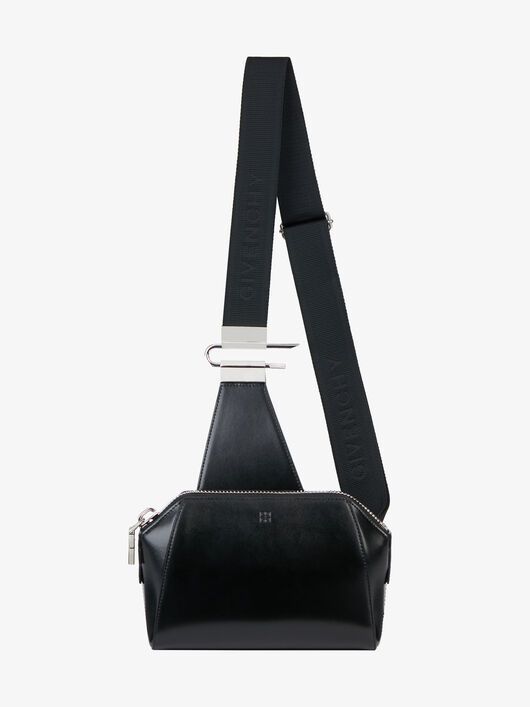 Small Antigona crossbody bag in box leather GIVENCHY Paris