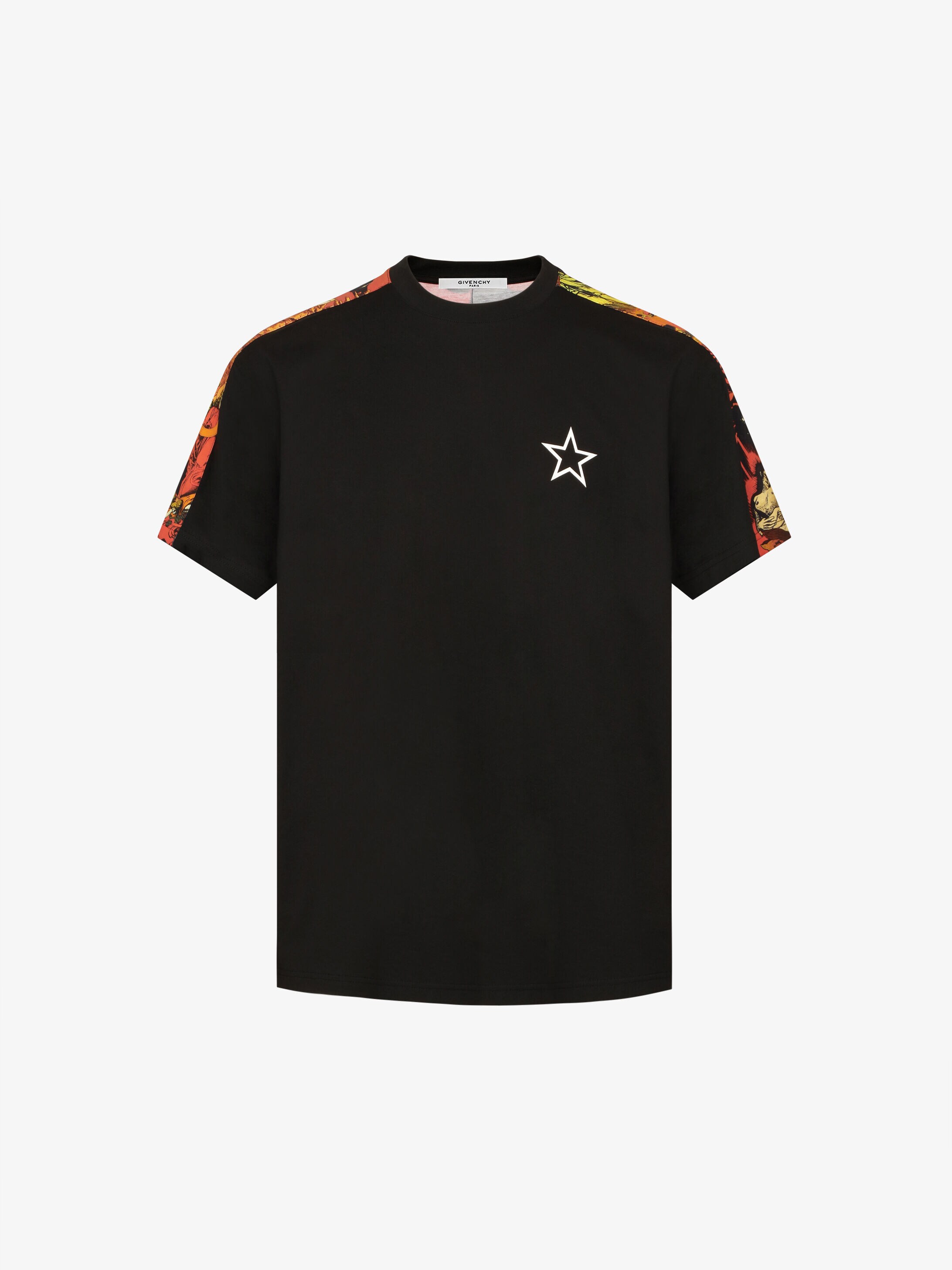 Hell S Fire And Star Printed T Shirt Givenchy Paris