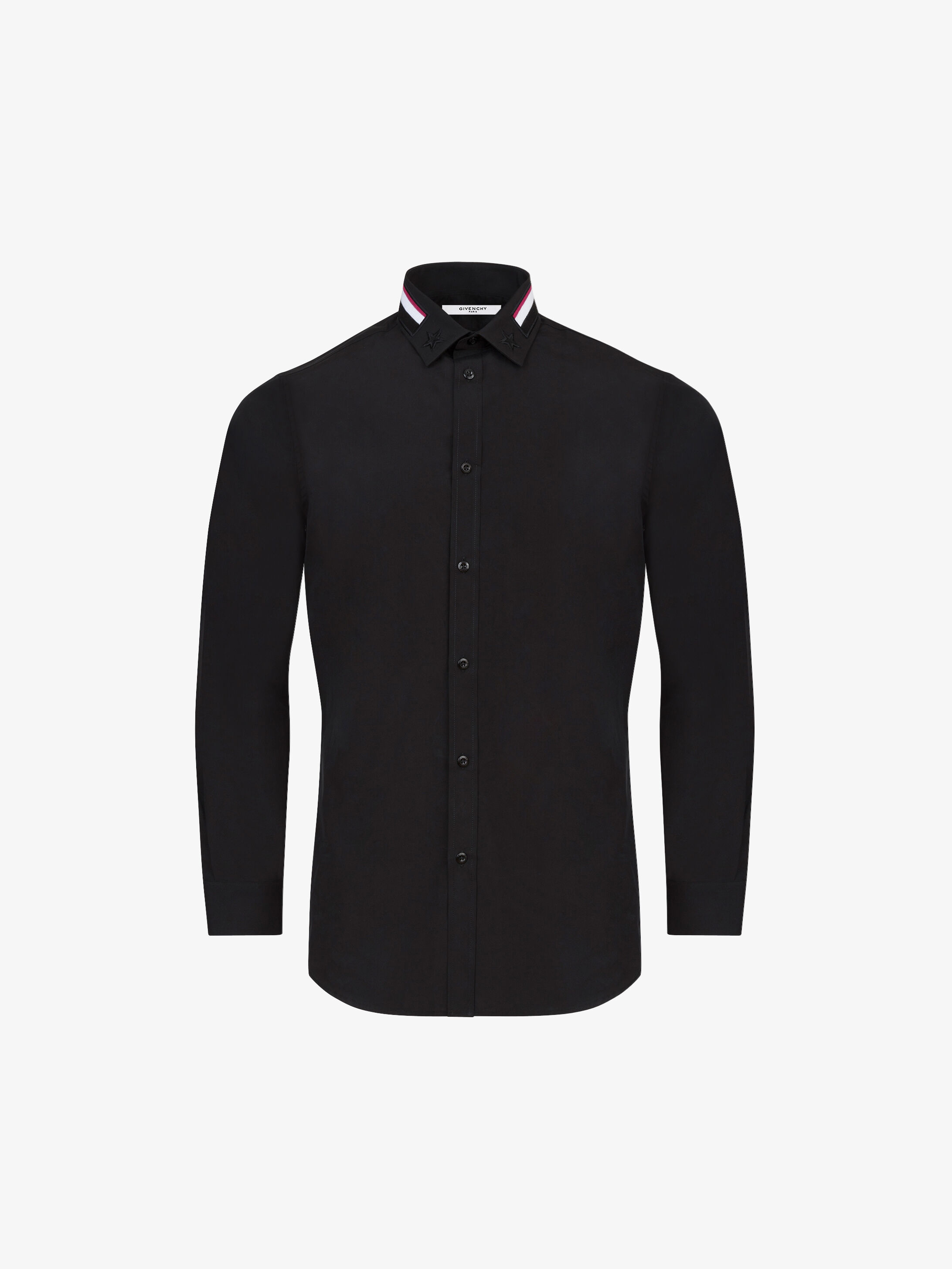 Slim fit shirt with bands and 