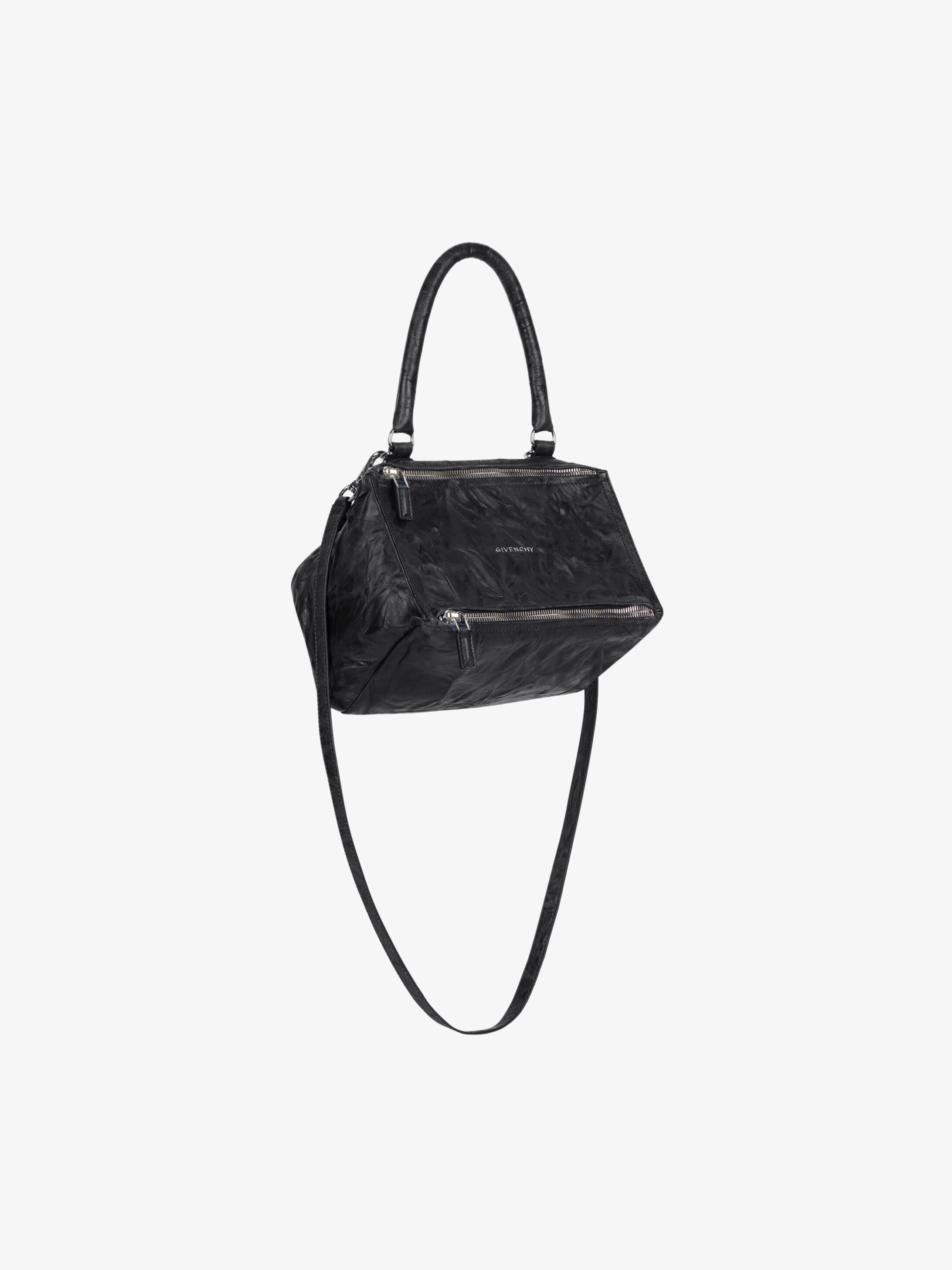 Small Pandora Bag In Aged Leather