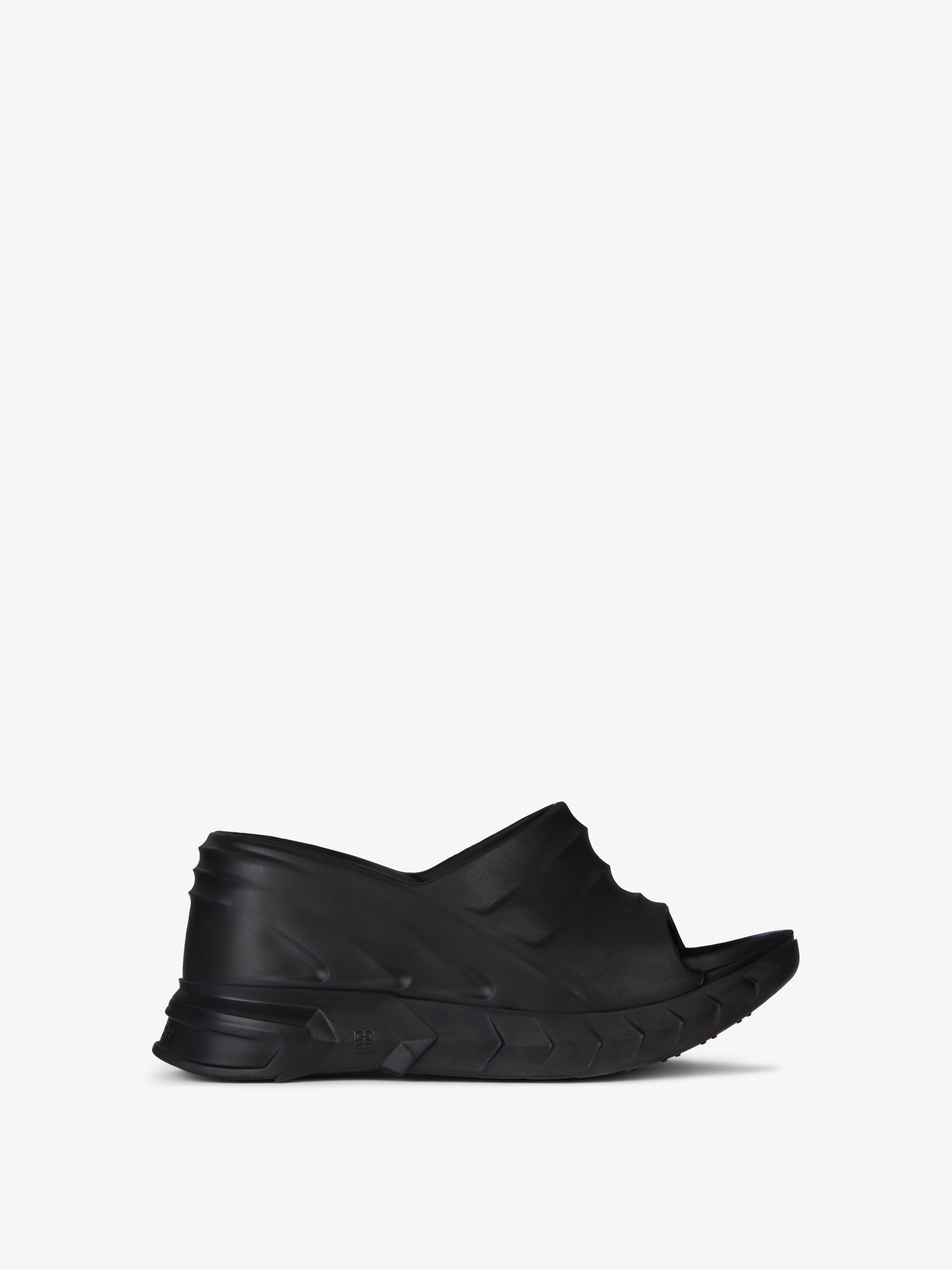 givenchy marshmallow platform wedge mules