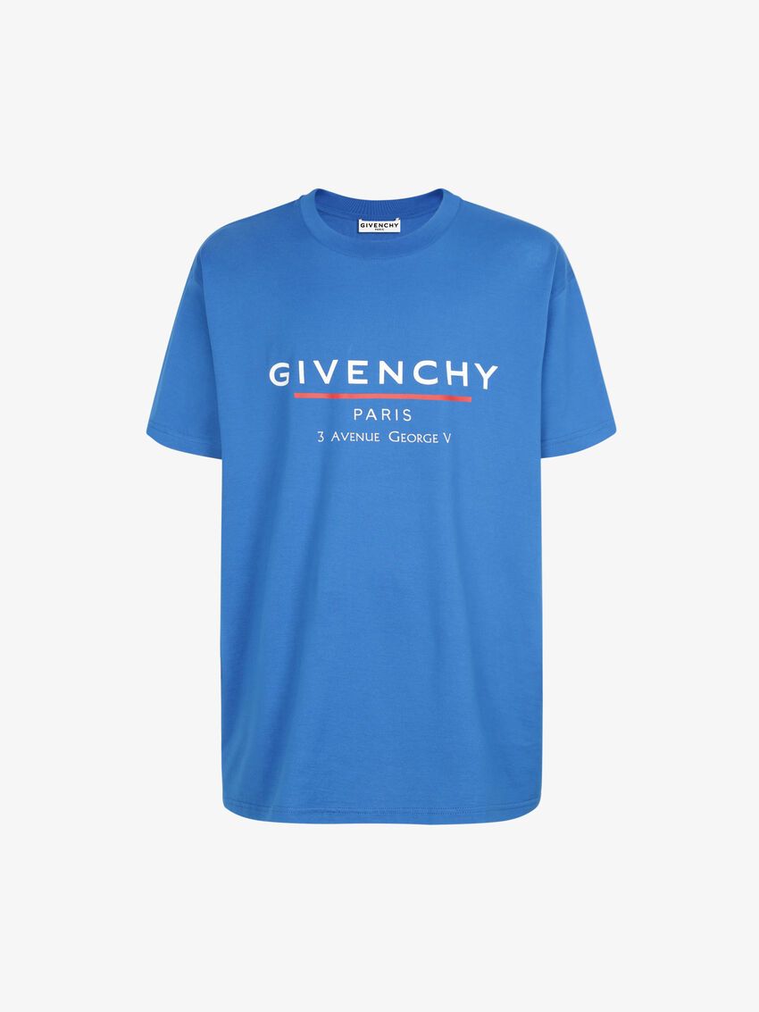 T-shirt oversized imprimé givenchy label