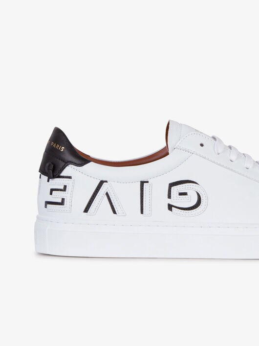 givenchy reverse sneakers in leather