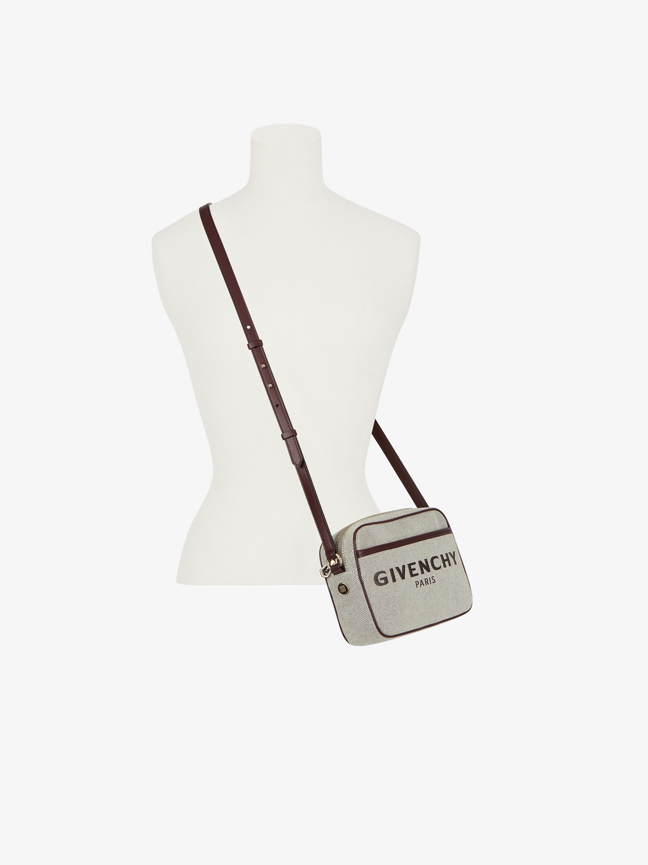givenchy chain bond camera bolsa in canvas