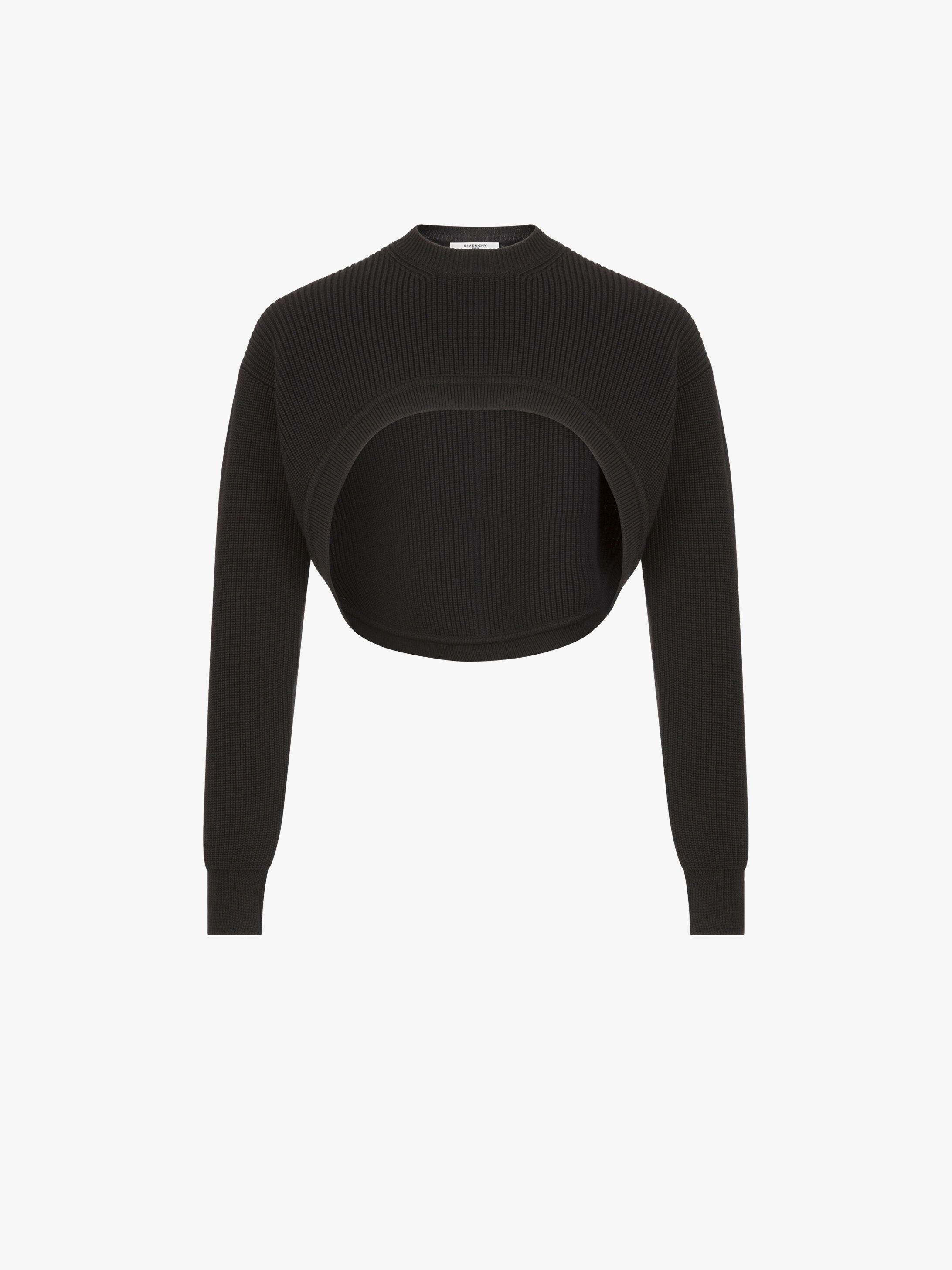 givenchy cropped hoodie