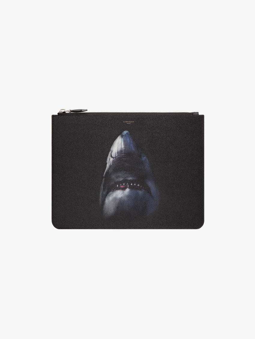 Shark printed large pouch | GIVENCHY Paris