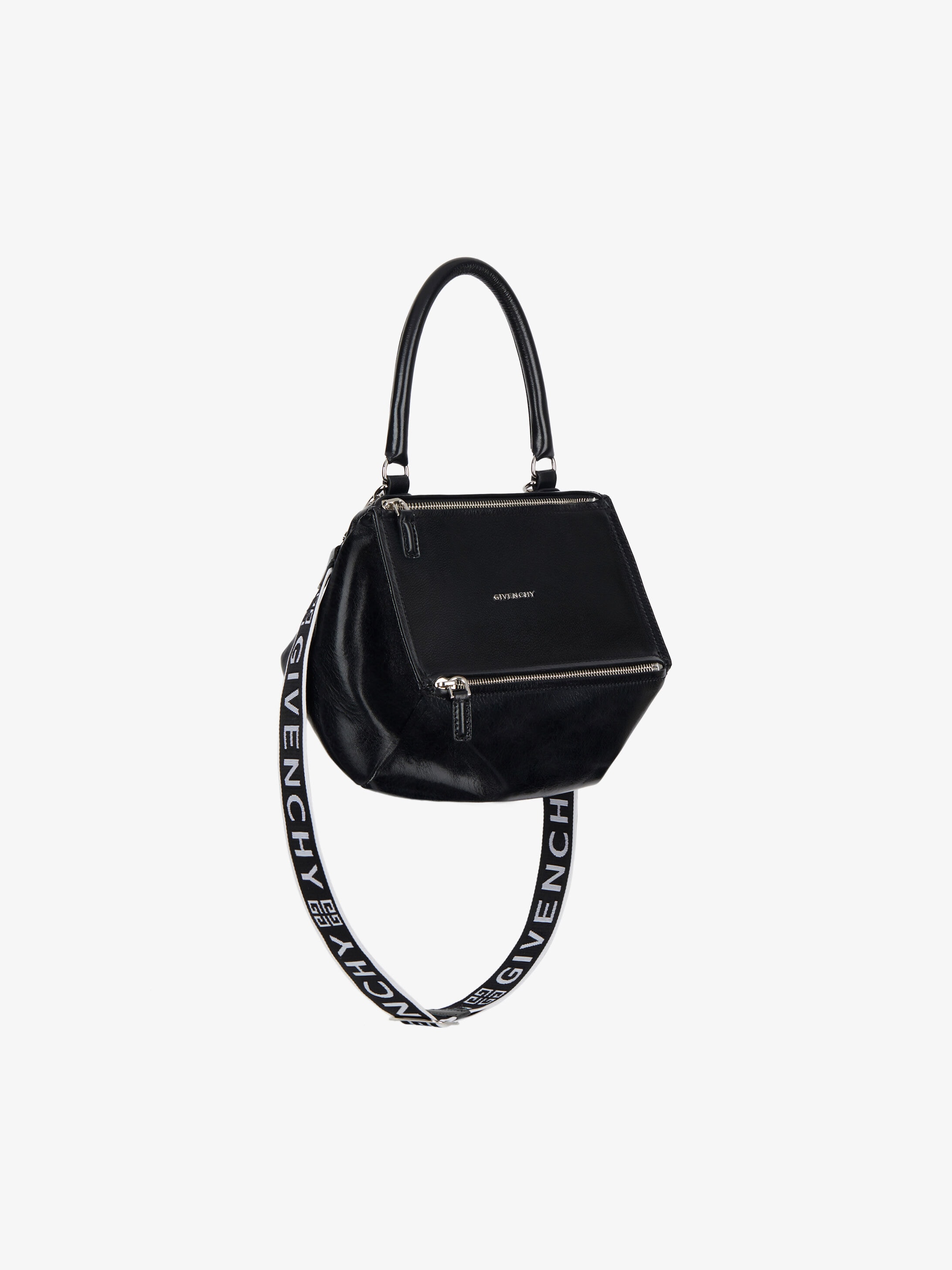 Small pandora bag in patent leather 