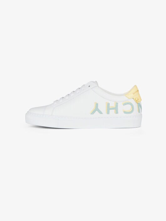 givenchy reverse sneakers in leather