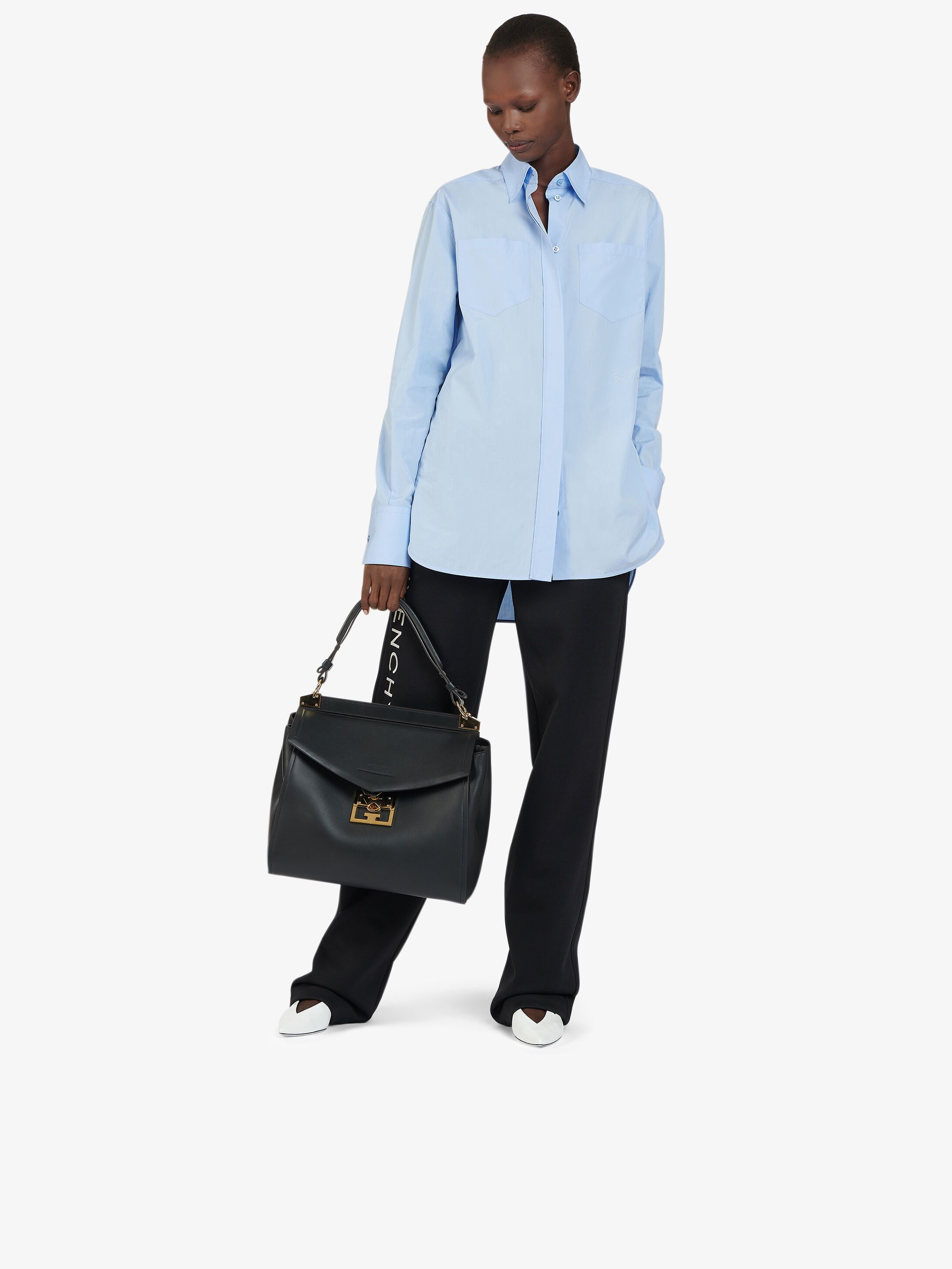 柔软皮革中号Mystic手袋 视图-2, Fullscreen