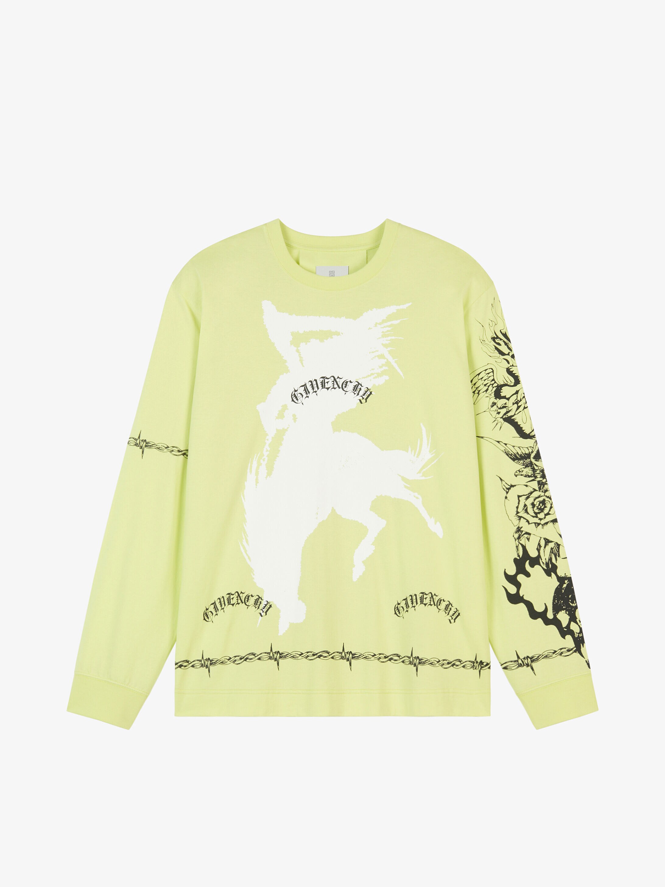 givenchy t shirt yellow