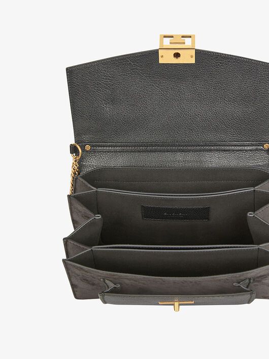 Twotoned medium GV3 bag in leather and suede GIVENCHY Paris