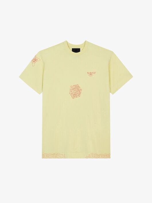 GIVENCHY 4G embroidered oversized t-shirt | GIVENCHY Paris