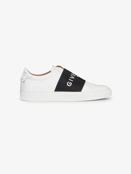givenchy sneakers in leather with webbing