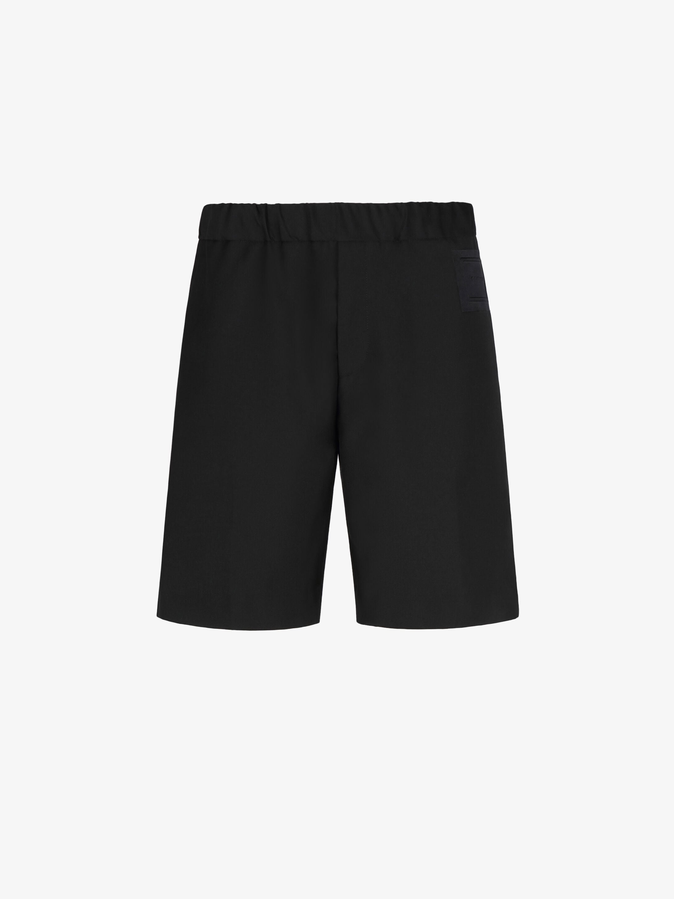 GIVENCHY patch bermuda short in wool 