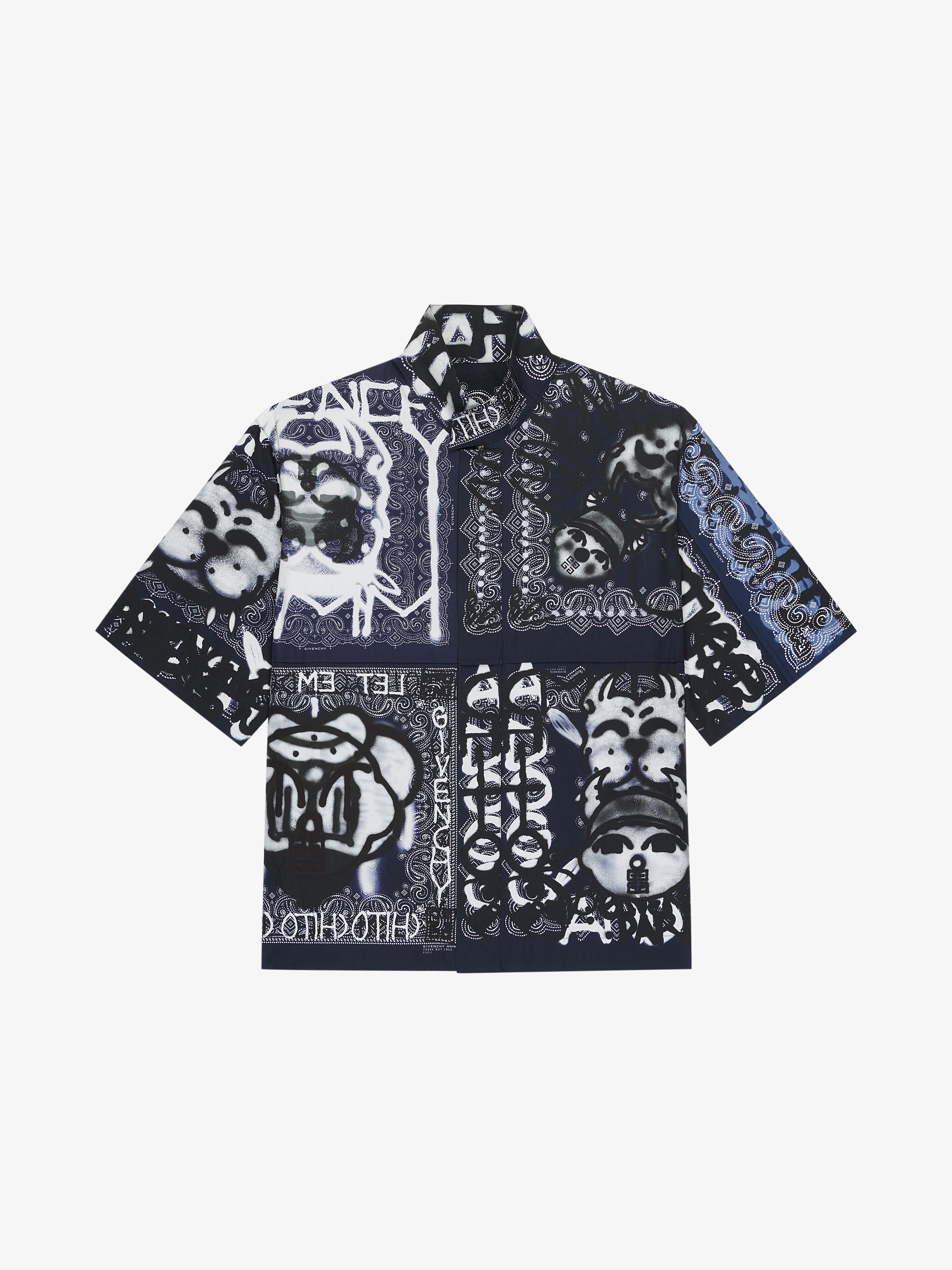 givenchy printed shirt