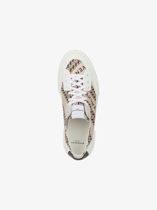 givenchy chain tennis light low sneakers in canvas