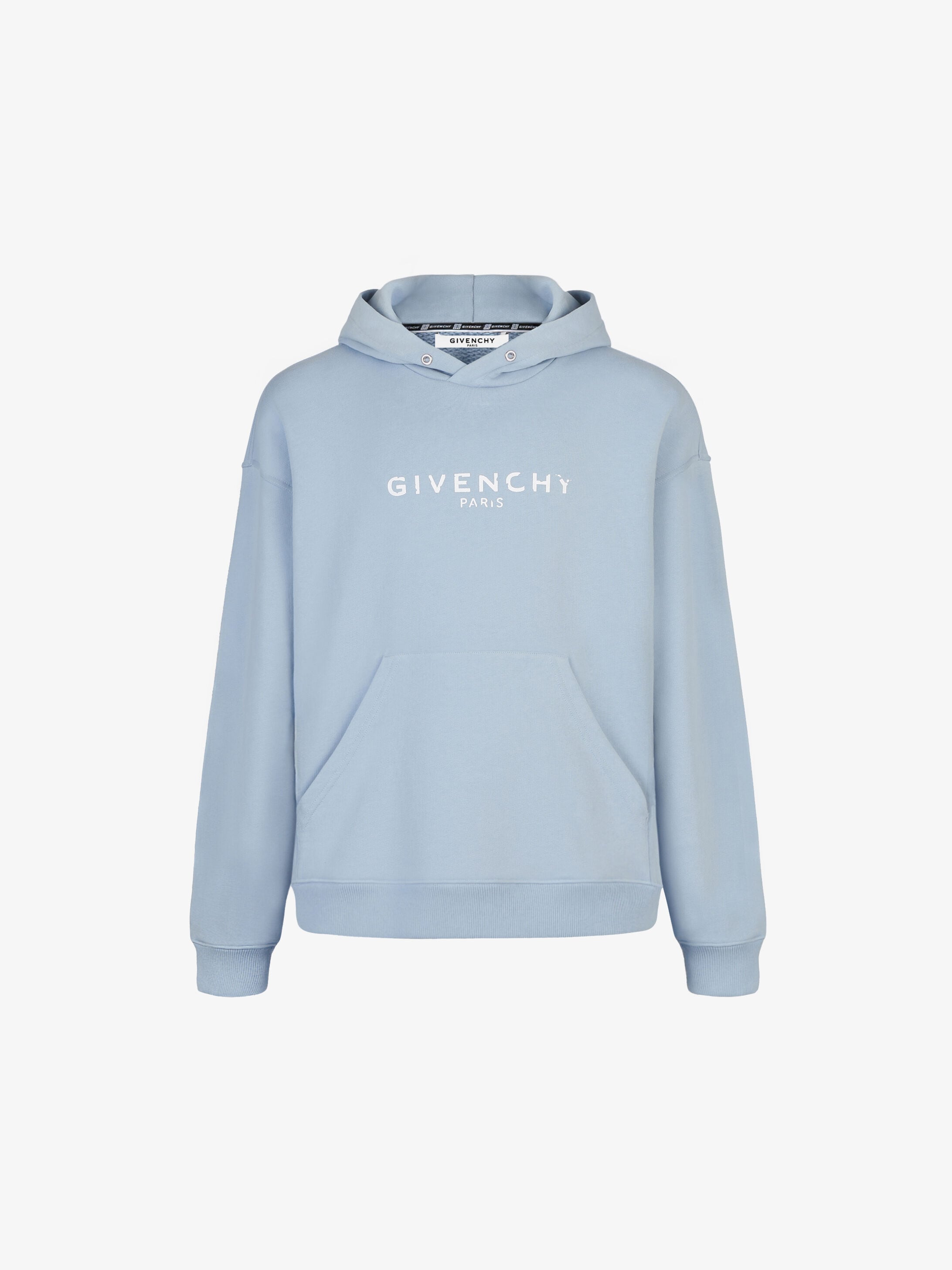 givenchy light blue hoodie