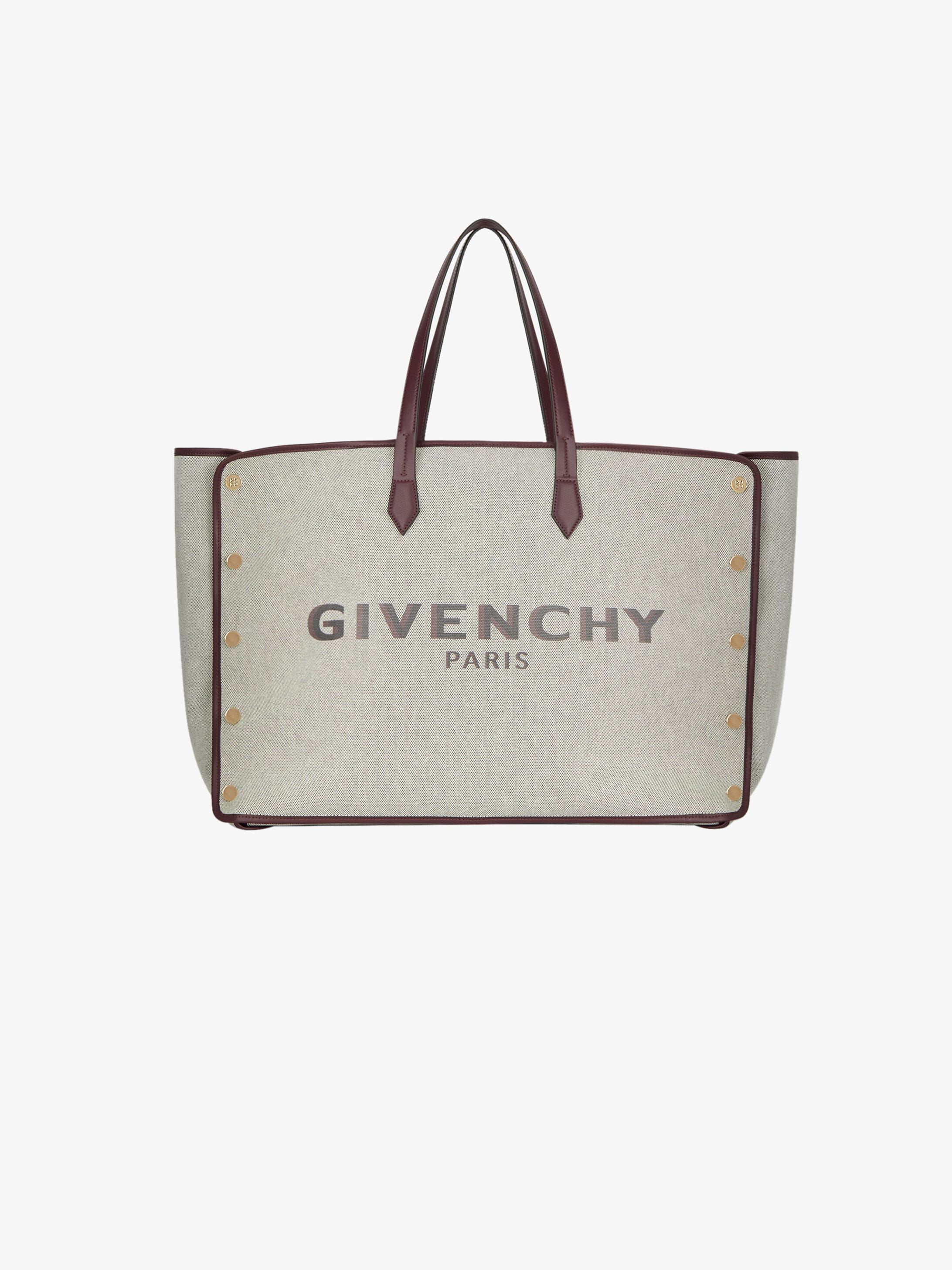 Large Bond shopper in canvas and leather | GIVENCHY Paris