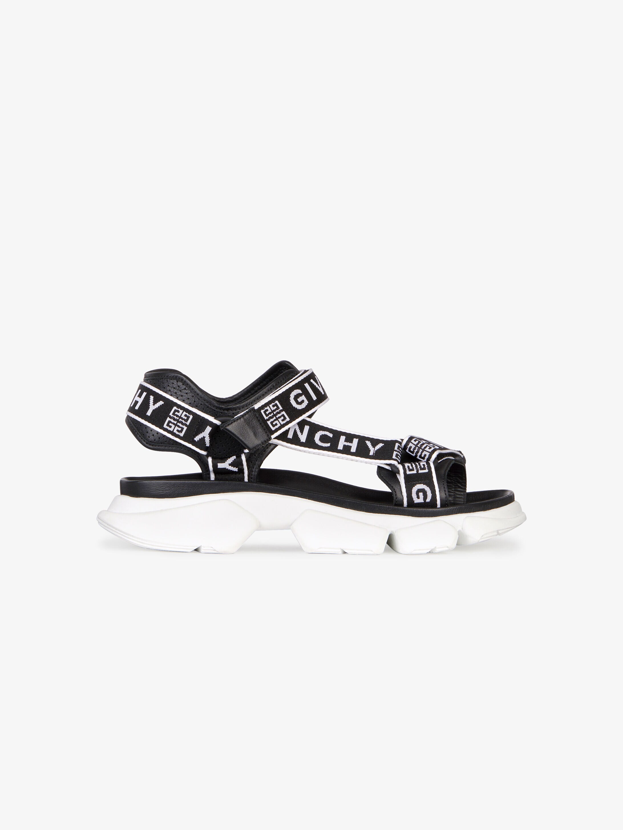 givenchy 4g webbing sandals in rubber