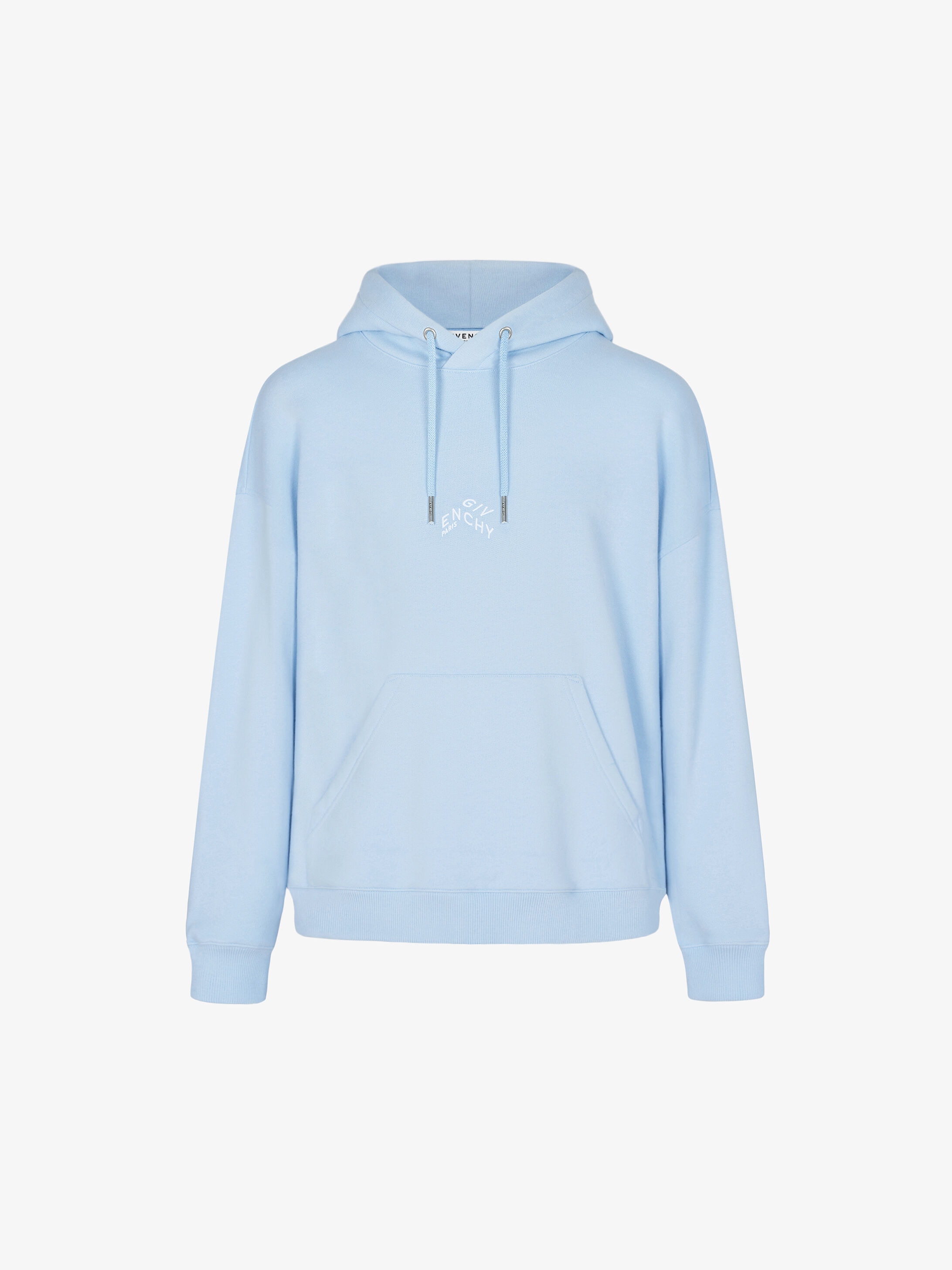 givenchy blue ripped hoodie