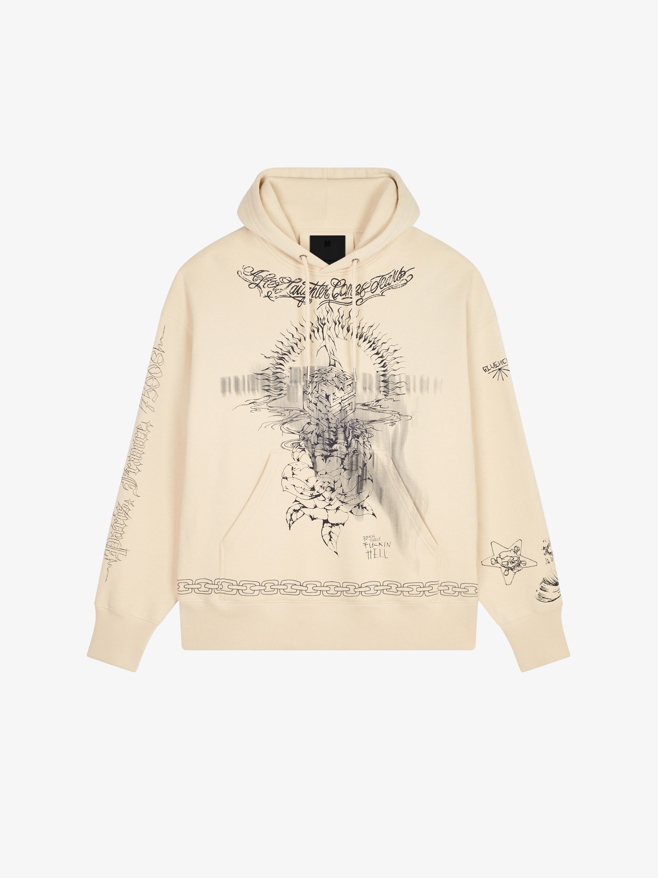 Oversized Printed Hoodie Givenchy Paris