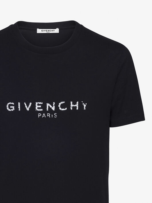 Blurred GIVENCHY PARIS oversized T-shirt | GIVENCHY Paris