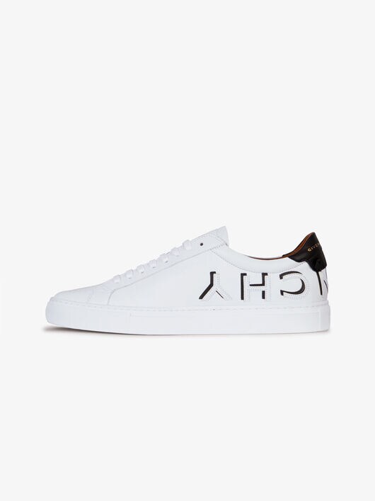 givenchy reverse sneakers in leather