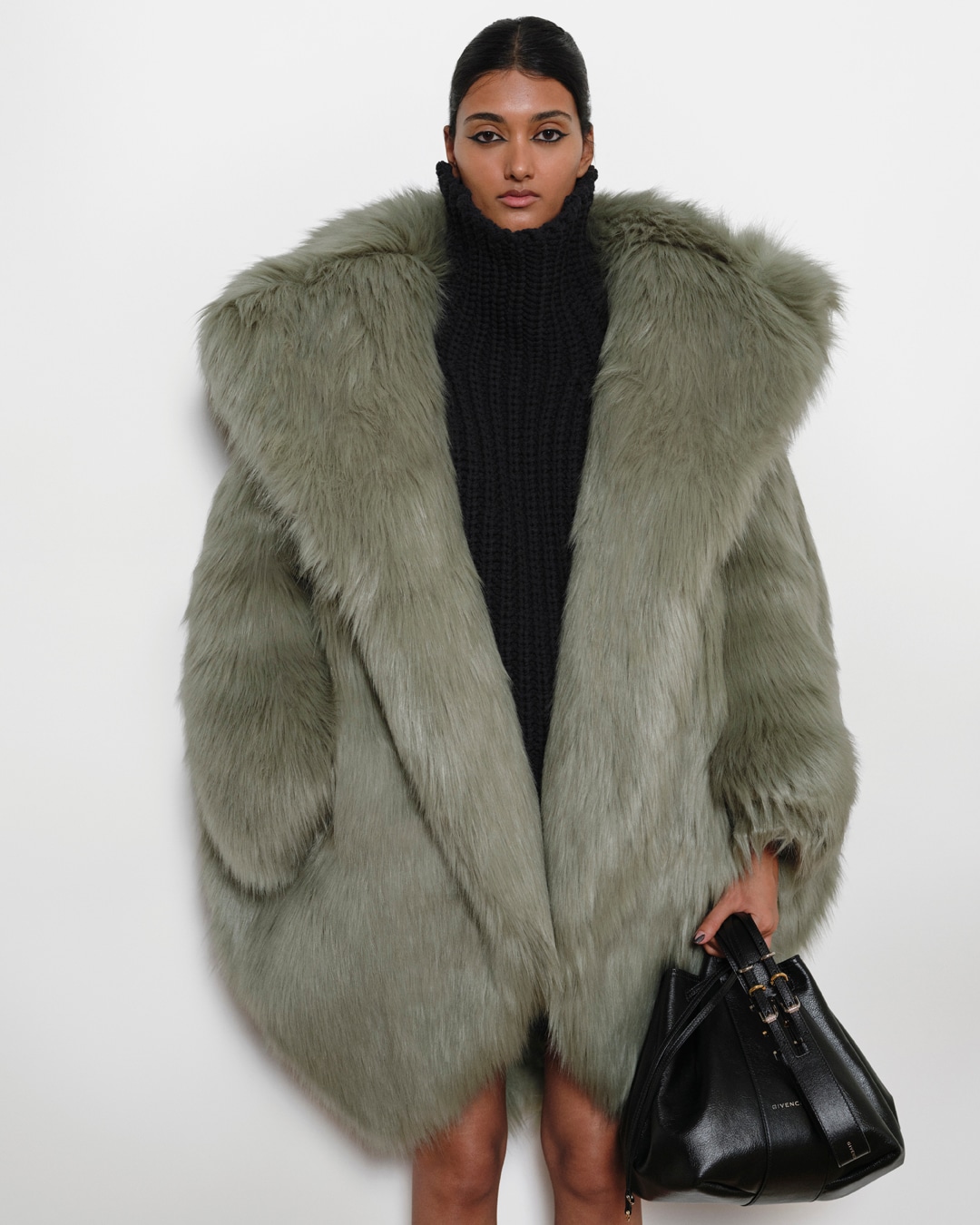 Givenchy faux fur coat on sale