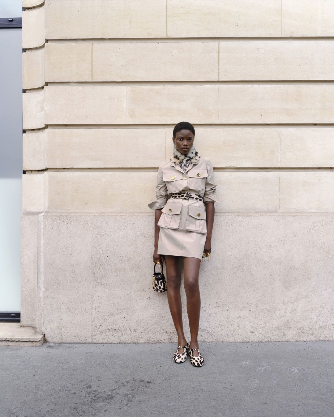 ワンピース GIVENCHY TAUPE SAFARI DRESS IN POPLIN GIVENCHY_SP25_PRECO_WOMEN_MEN_