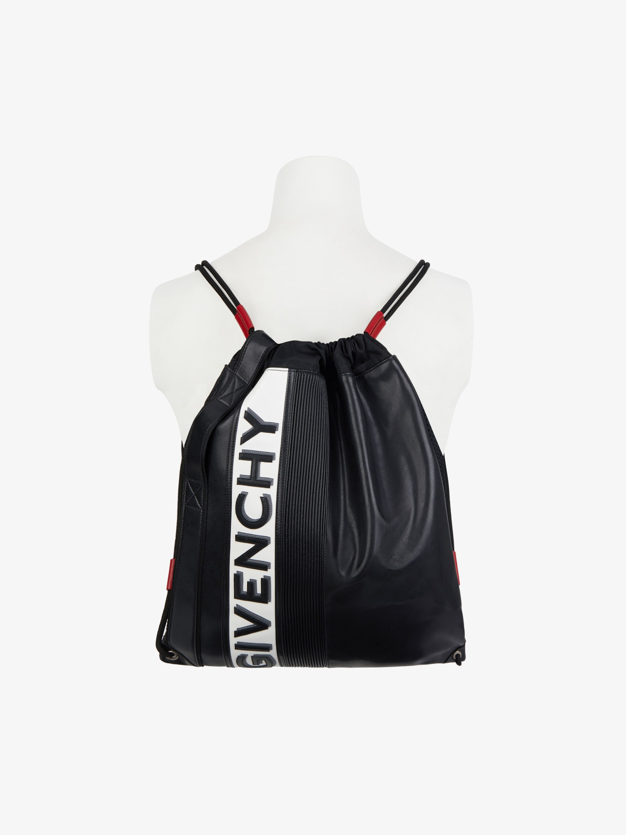 MC3 Reverse GIVENCHY drawstring bag in leather