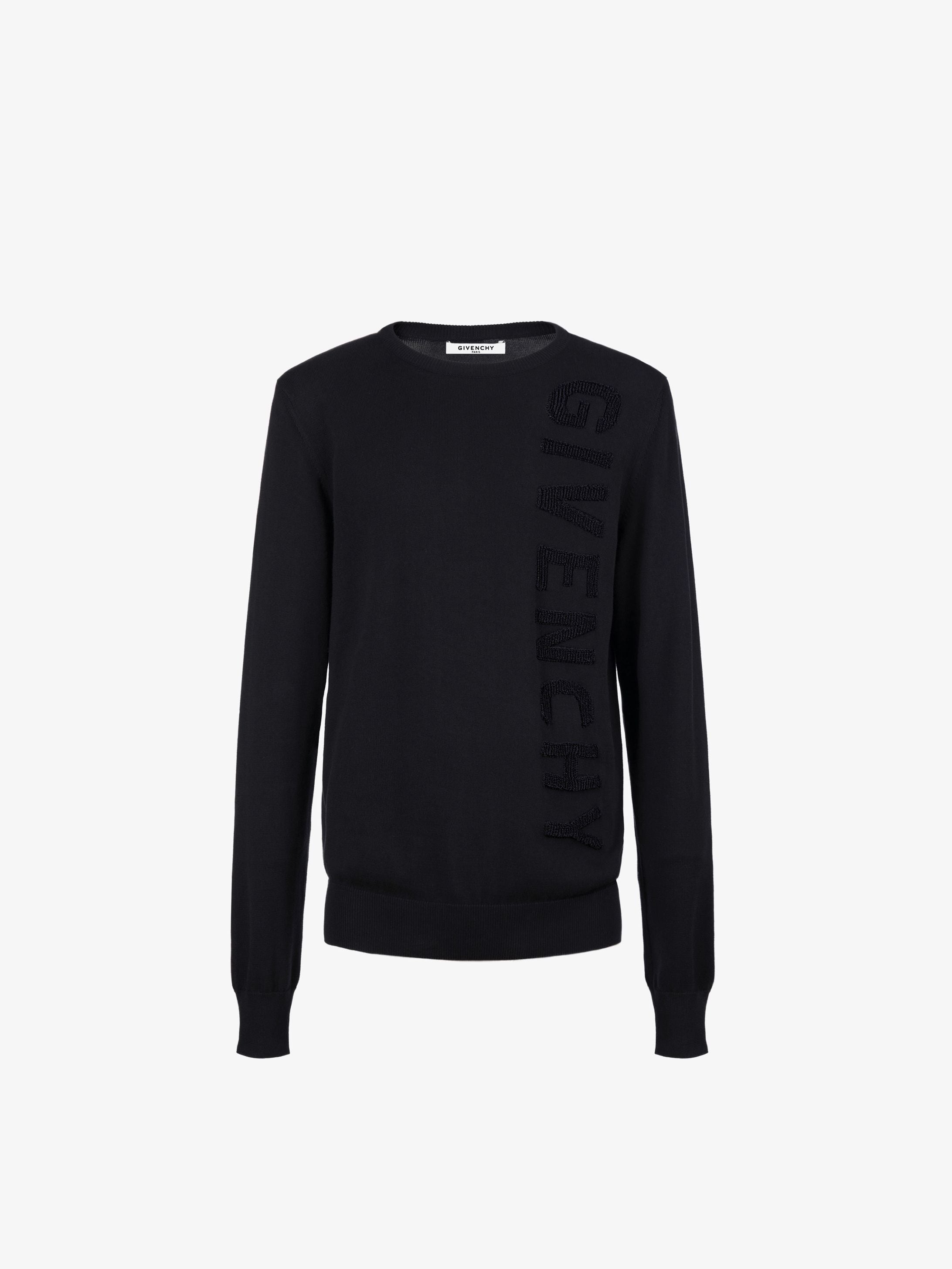 Pullover con firma GIVENCHY verticale
