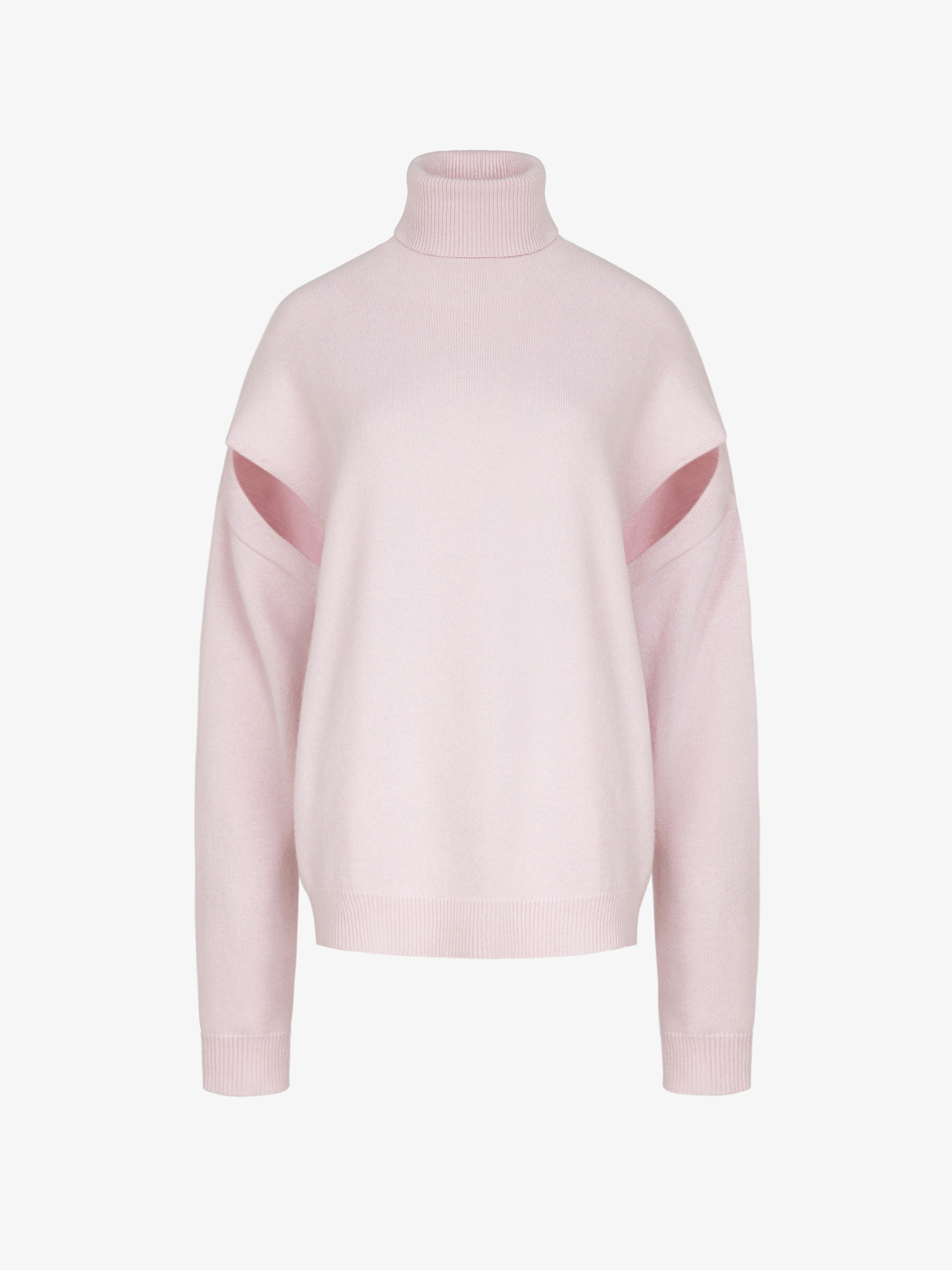 Pull en cachemire à découpes ajourées