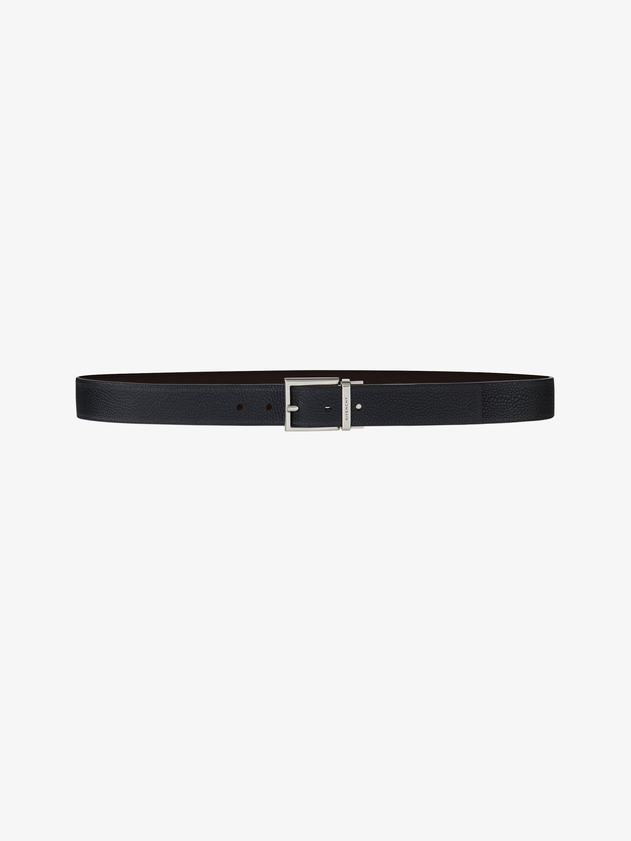 Classic reversible belt in leather