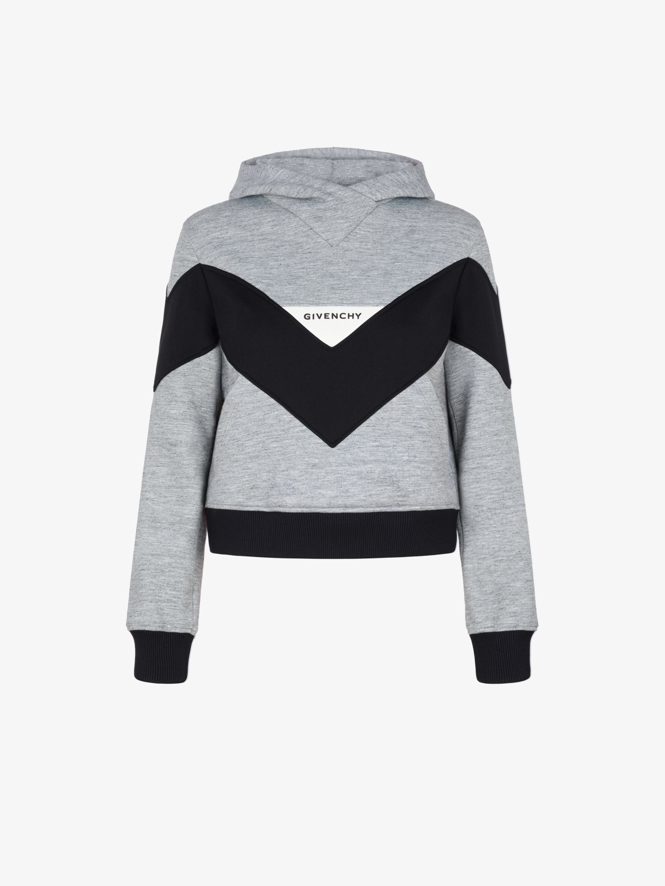 GIVENCHY sweatshirt with contrasting chevron band