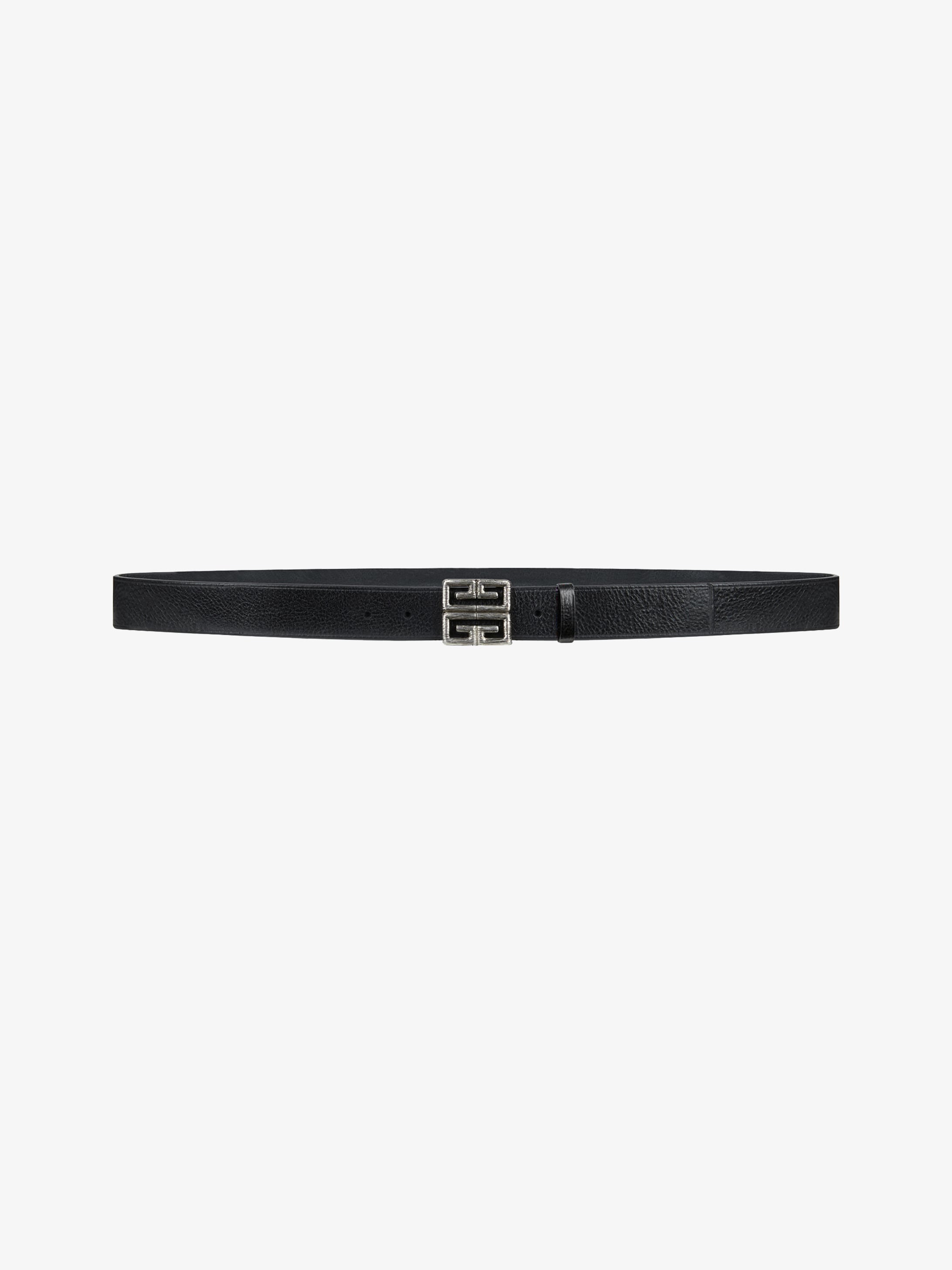 4G buckle belt in leather