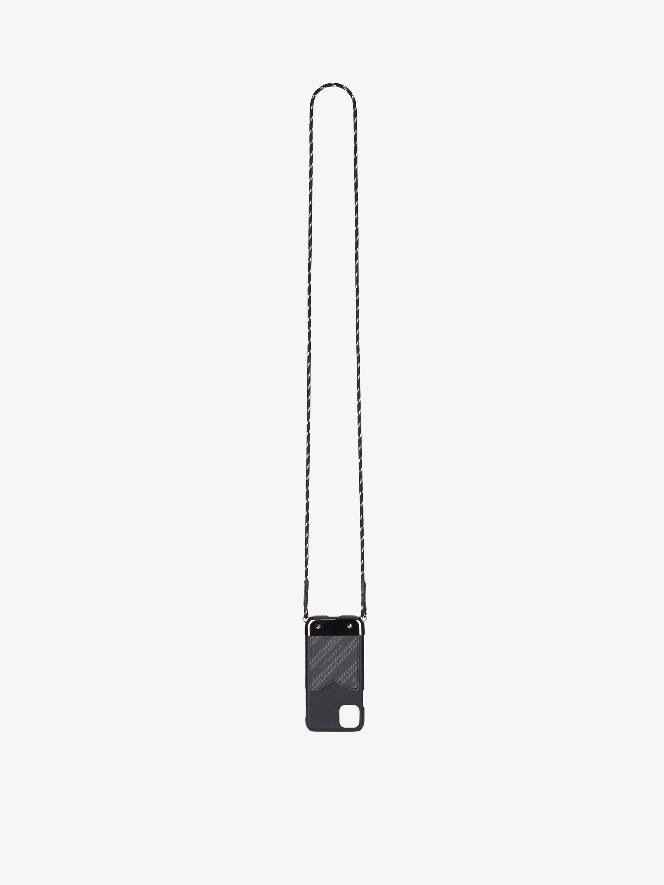 GIVENCHY Refracted crossbody case iPhone 11