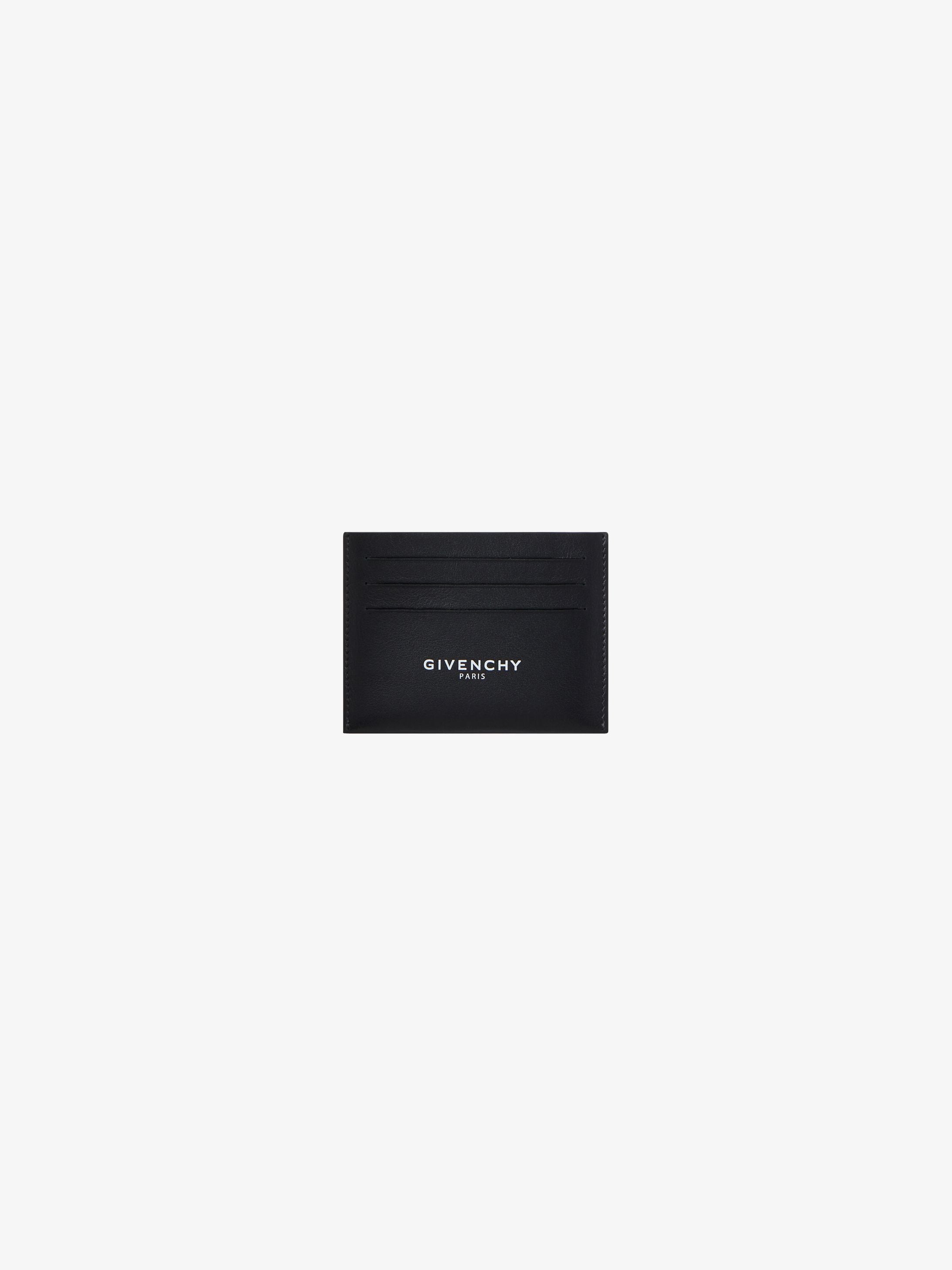GIVENCHY PARIS card holder in leather