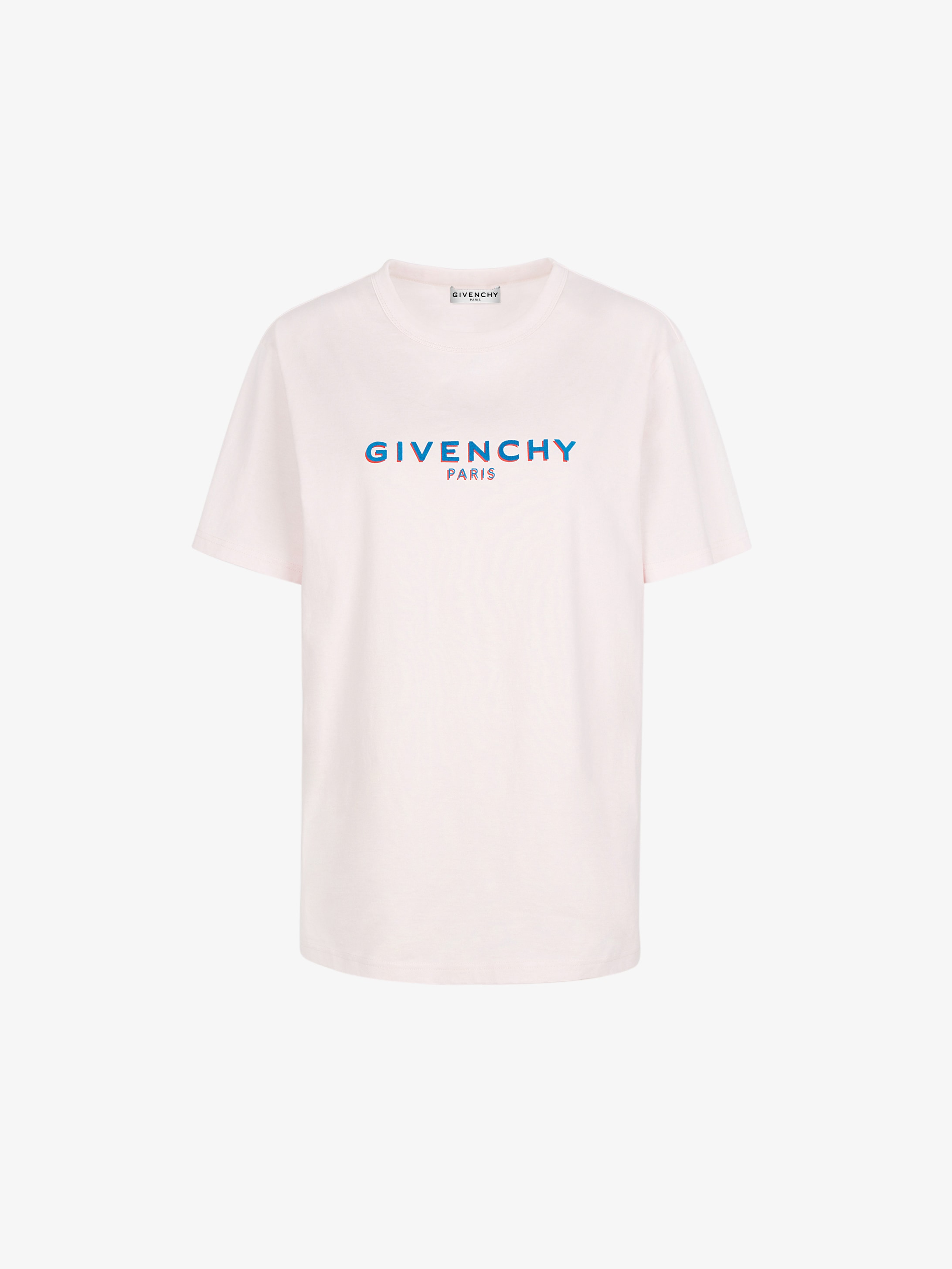 givenchy red signature t shirt