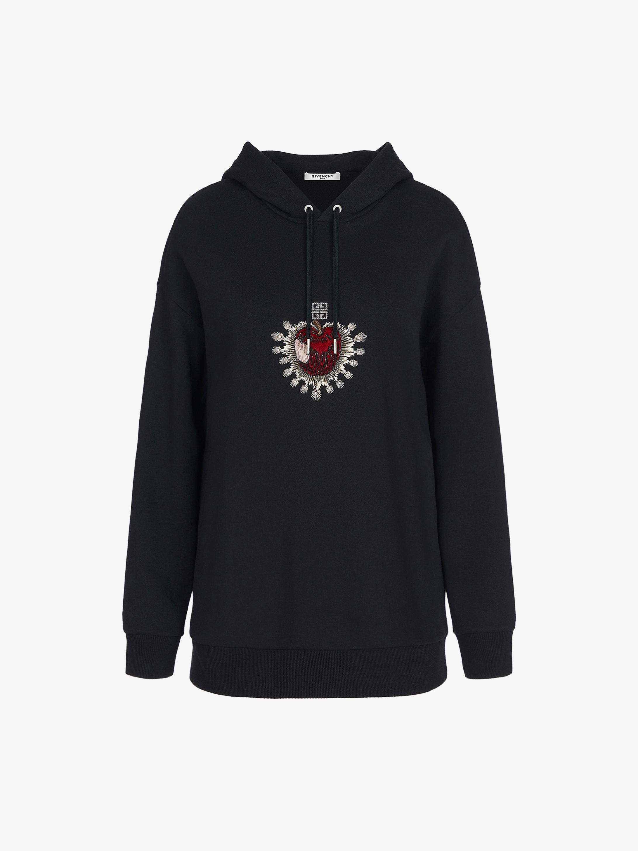 Hoodie with Sacred Apple embroidery