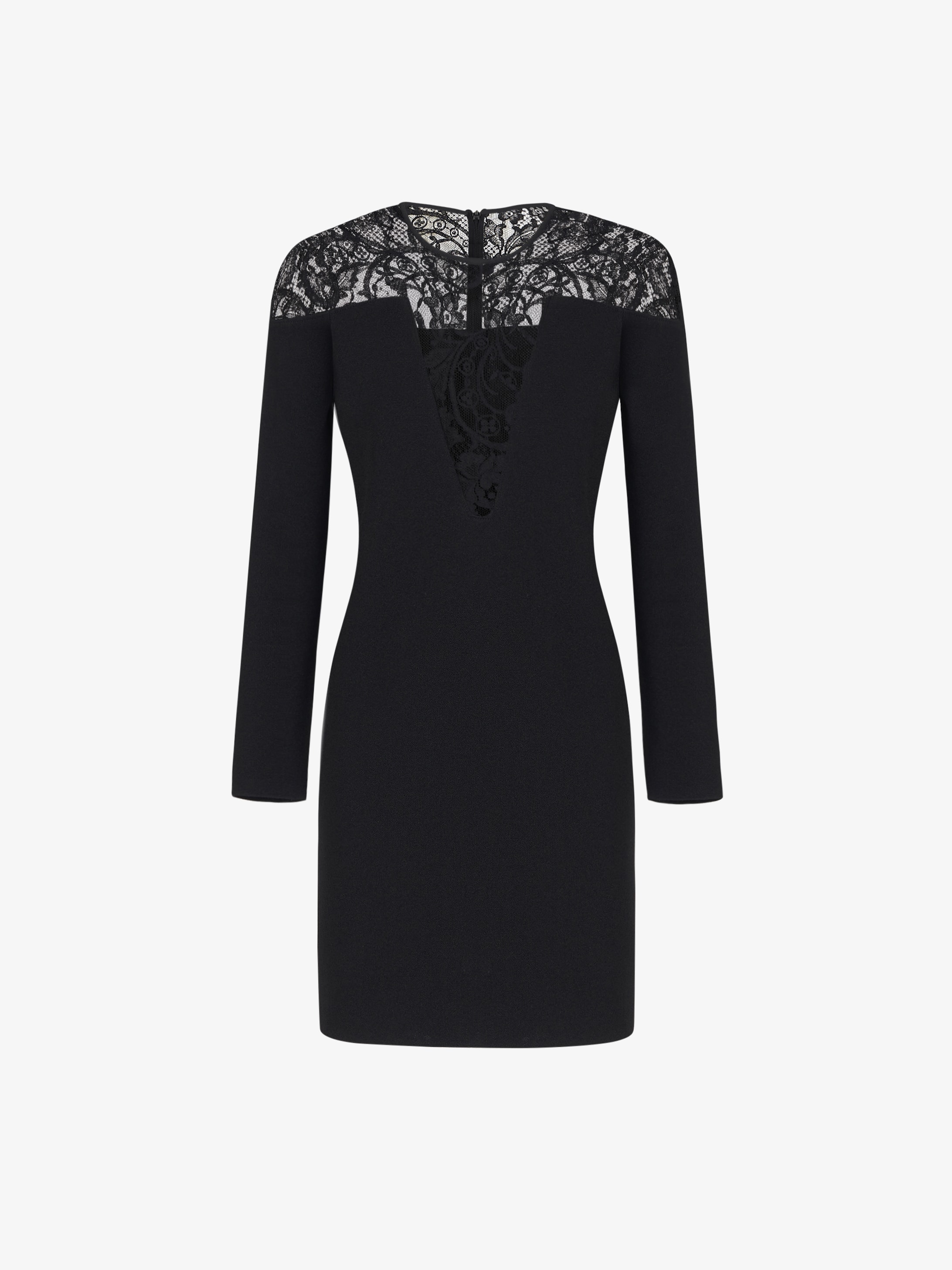 Robe en viscose et dentelle