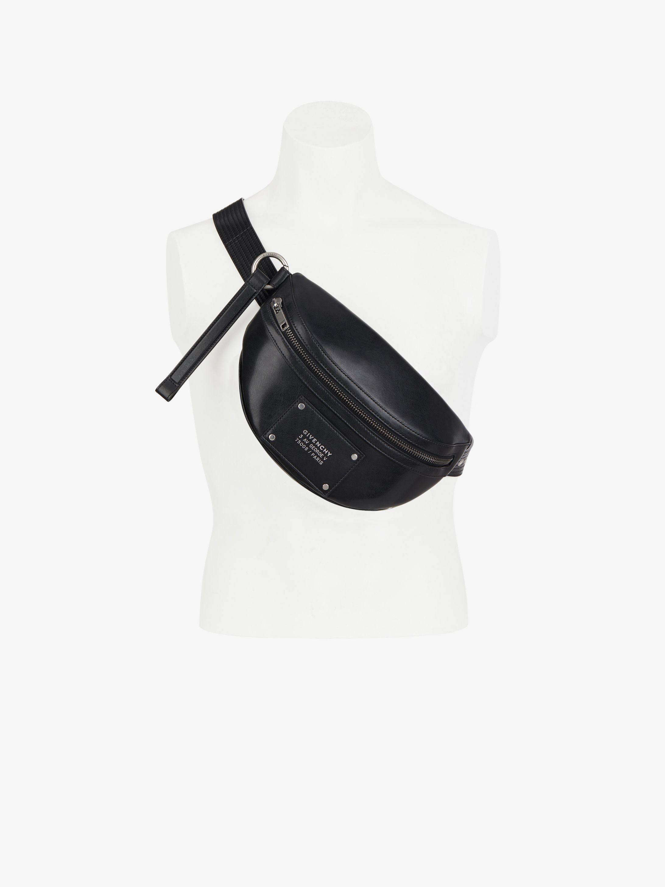 GIVENCHY Tag bum bag in smooth leather